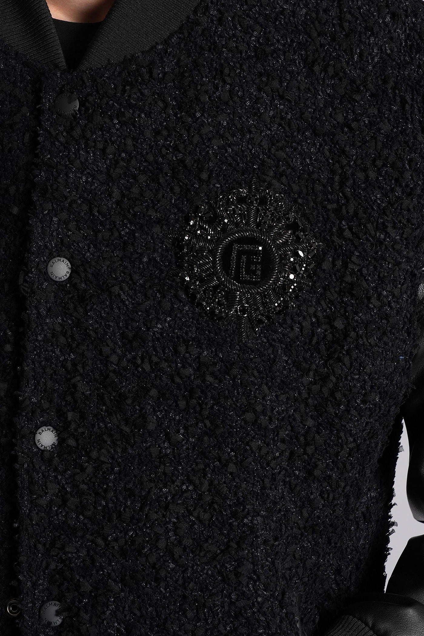 Bomber Jacket in black polyamide - Image 5