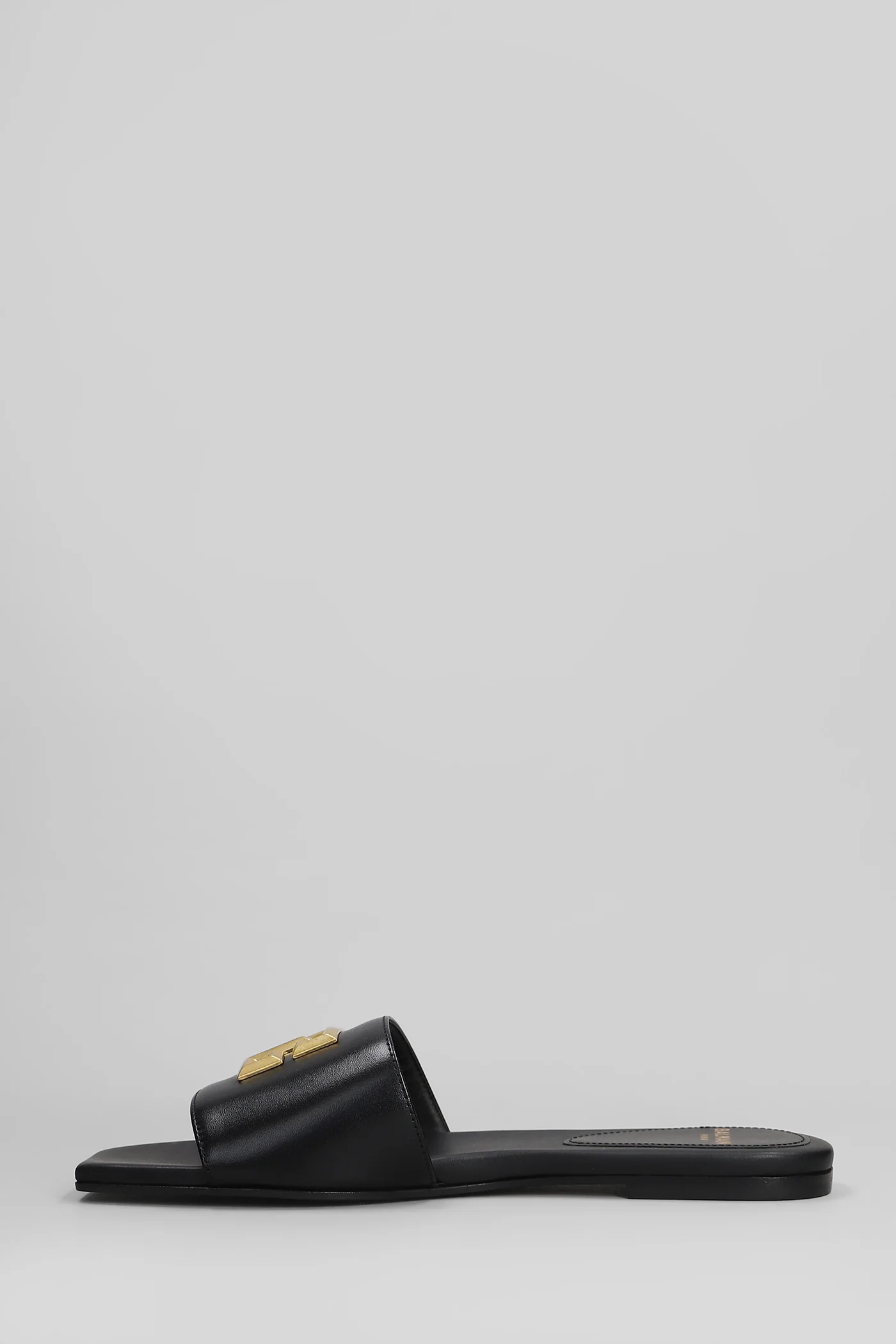 Dafne Slipper-Mule in black leather - Image 3