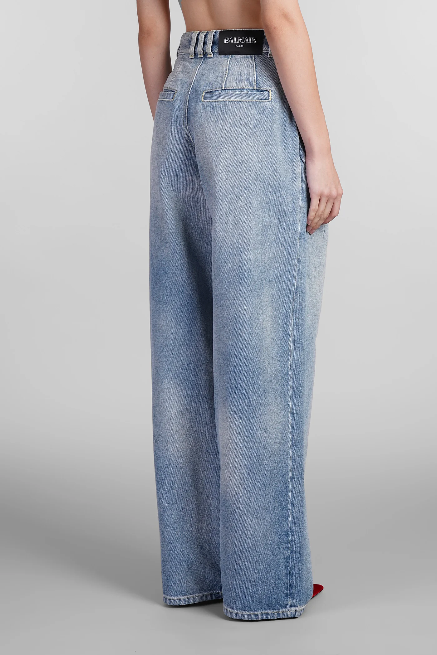 Jeans in blue cotton - Image 3