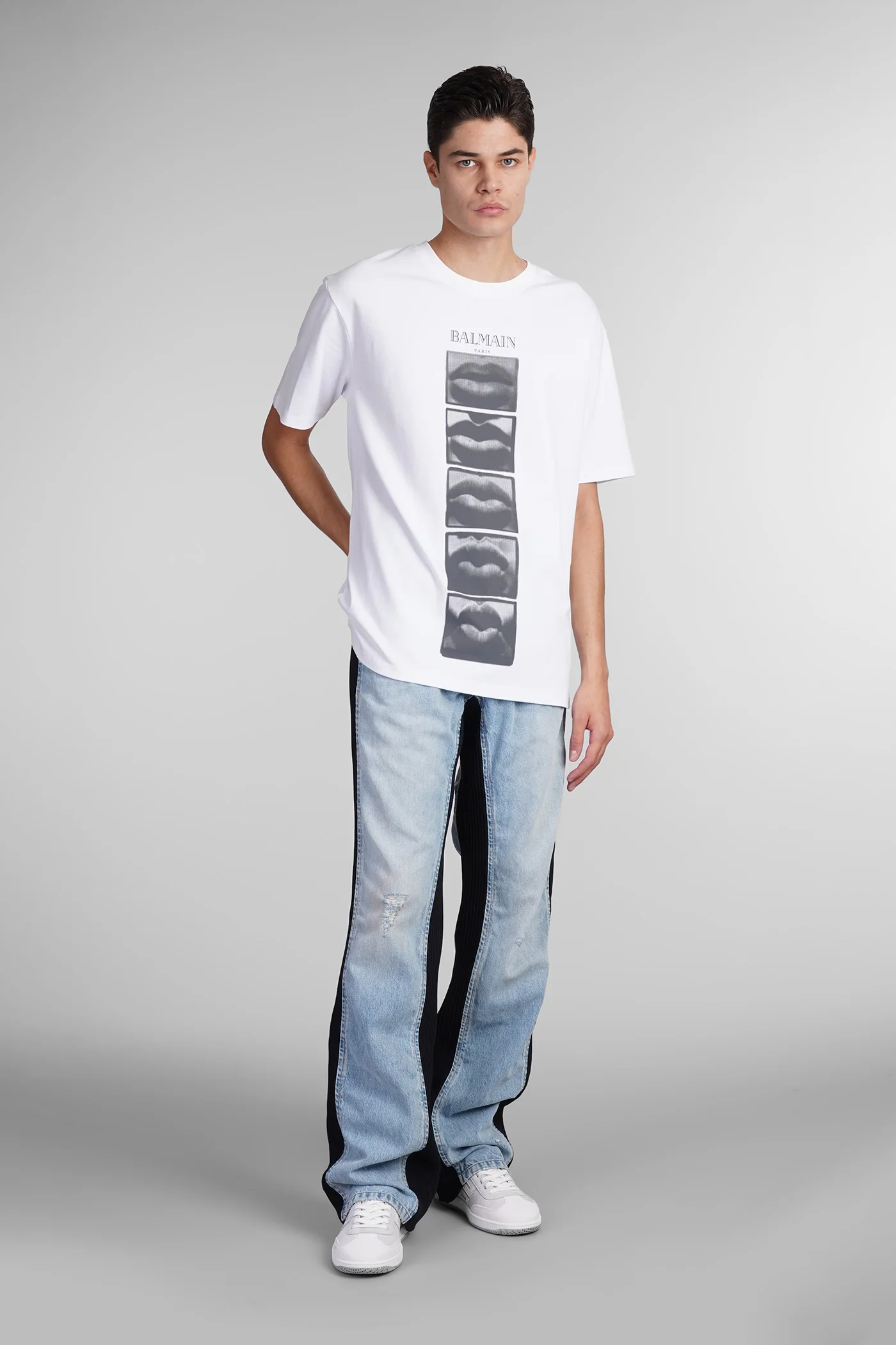 Jeans in blue cotton - Image 2