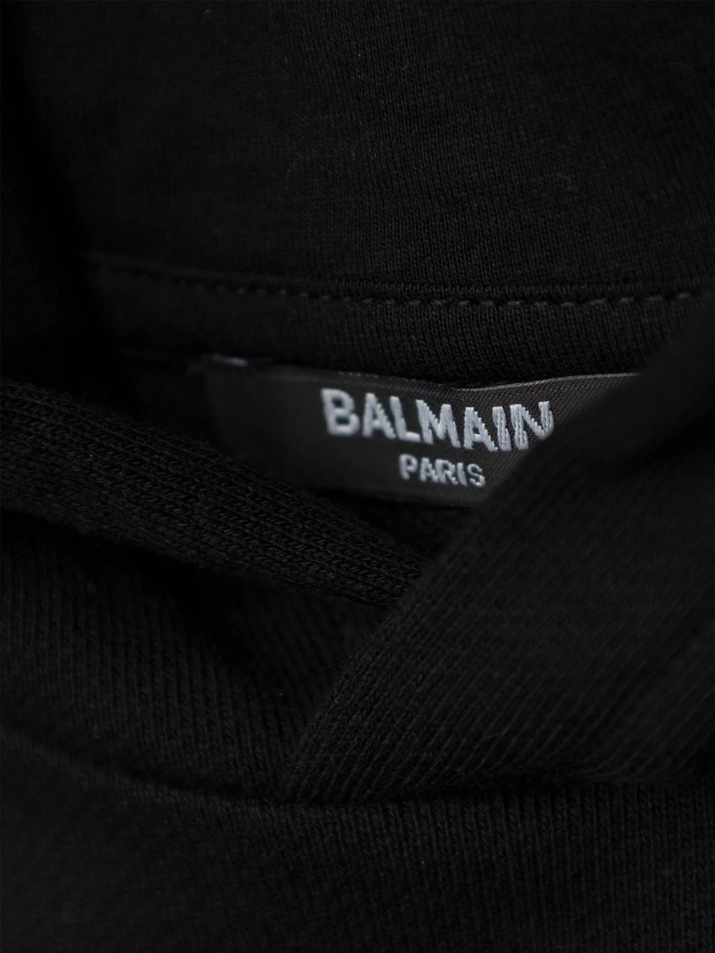 Sweatshirt in black cotton - Image 4