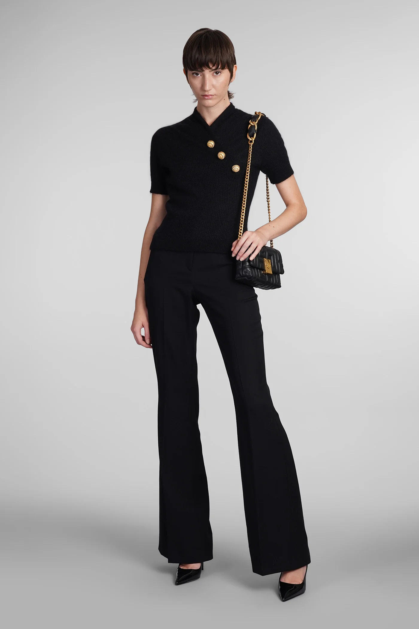 Knitwear in black Mohair - Image 2