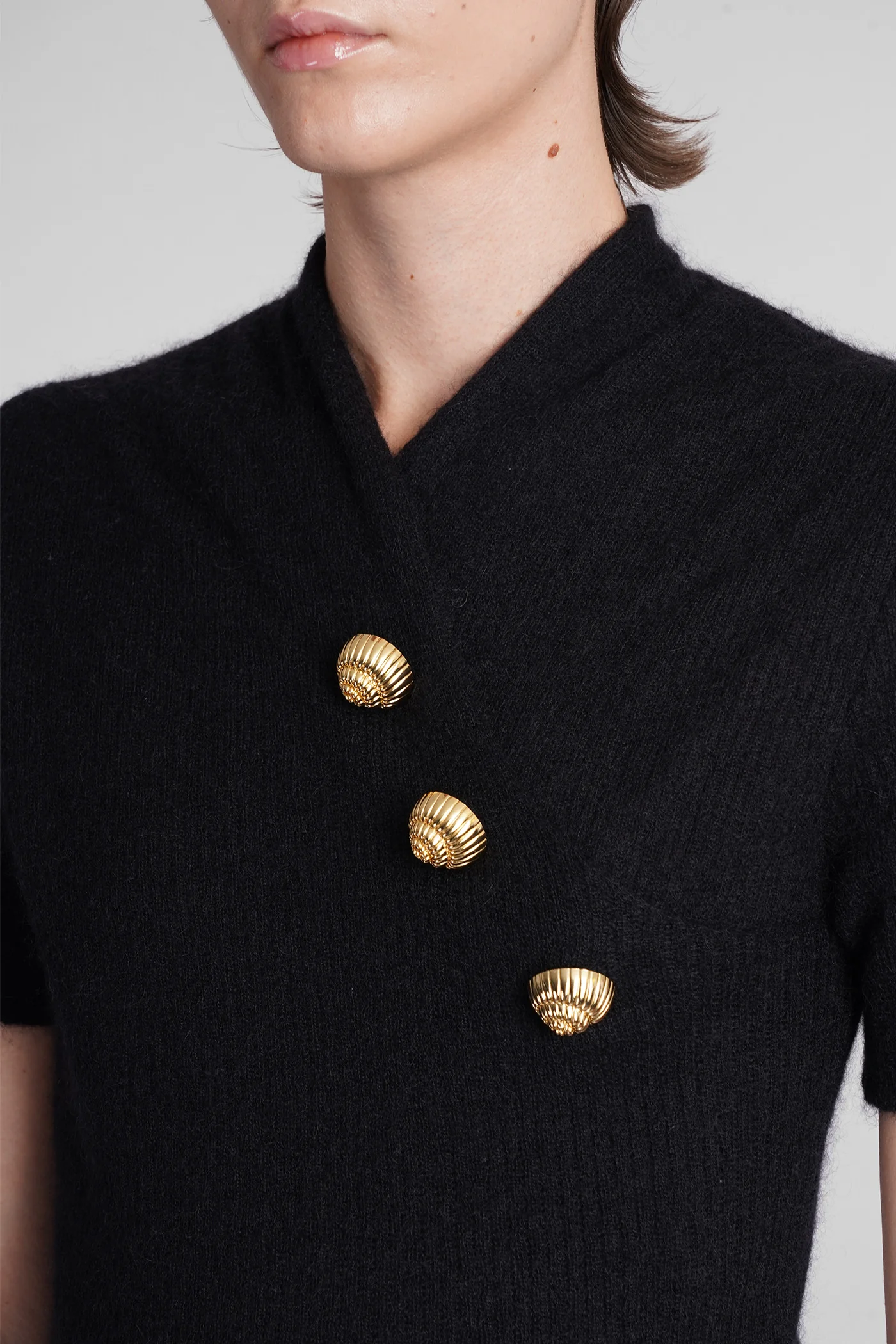 Knitwear in black Mohair - Image 5
