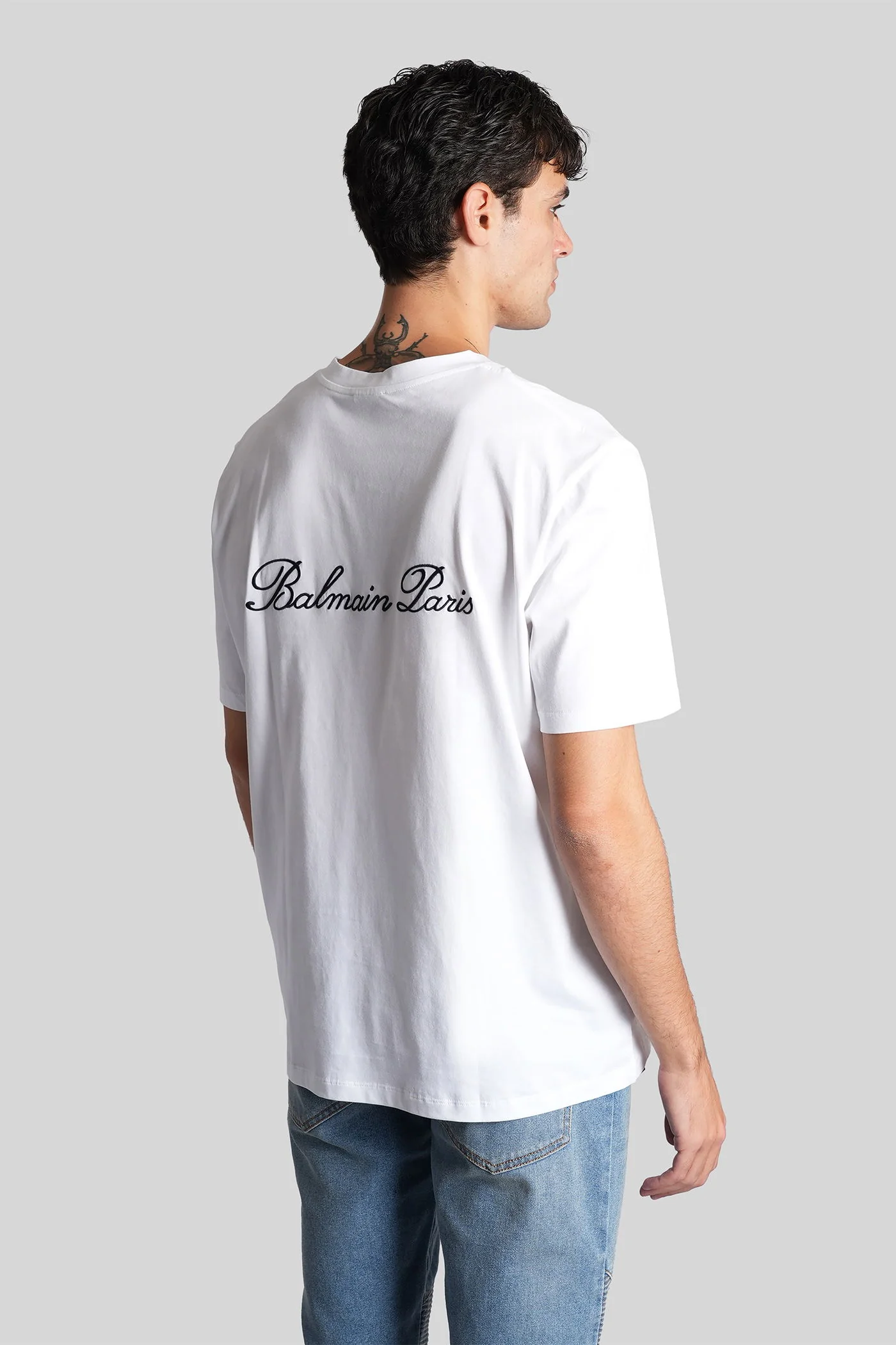 T-Shirt in white cotton - Image 3