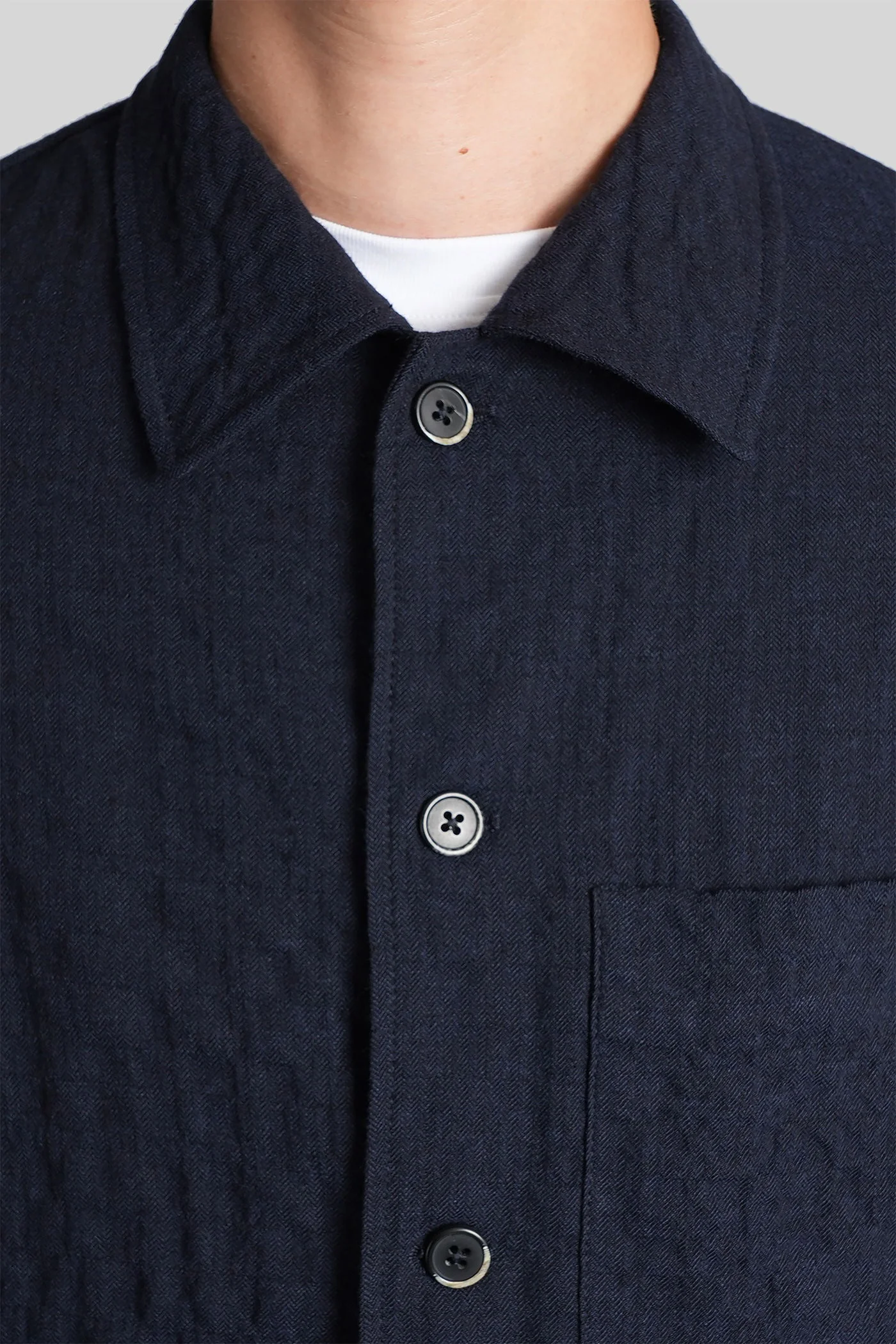 Cedrone Casual jacket in blue viscose - Image 5