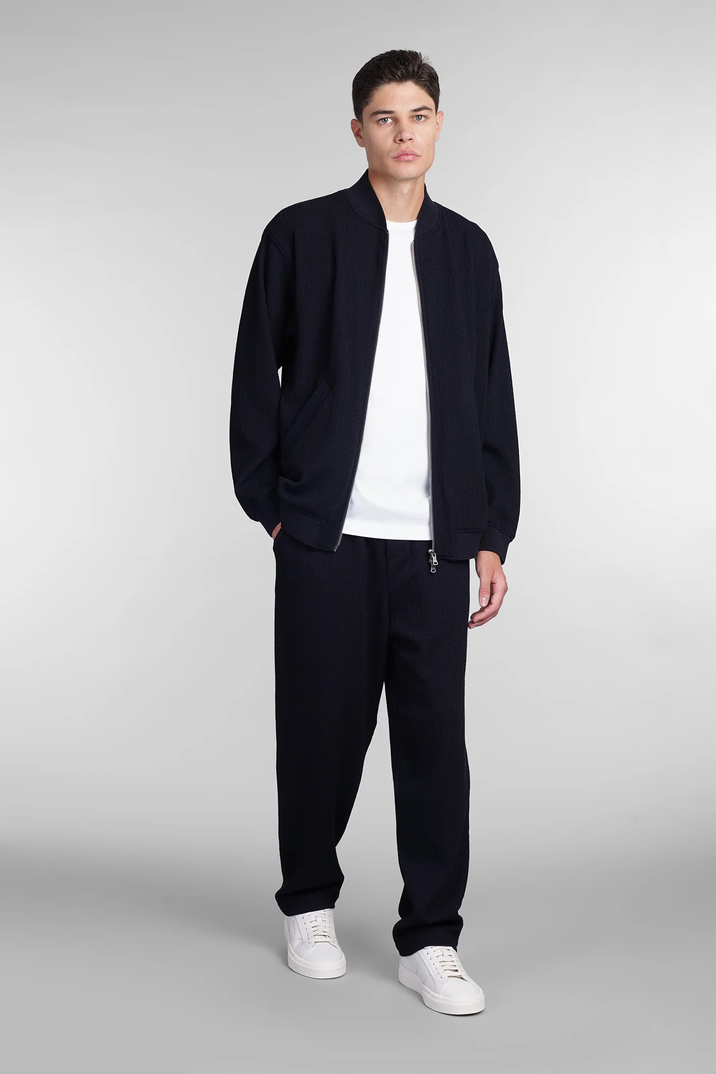 Cordier Pants in blue polyamide - Image 2