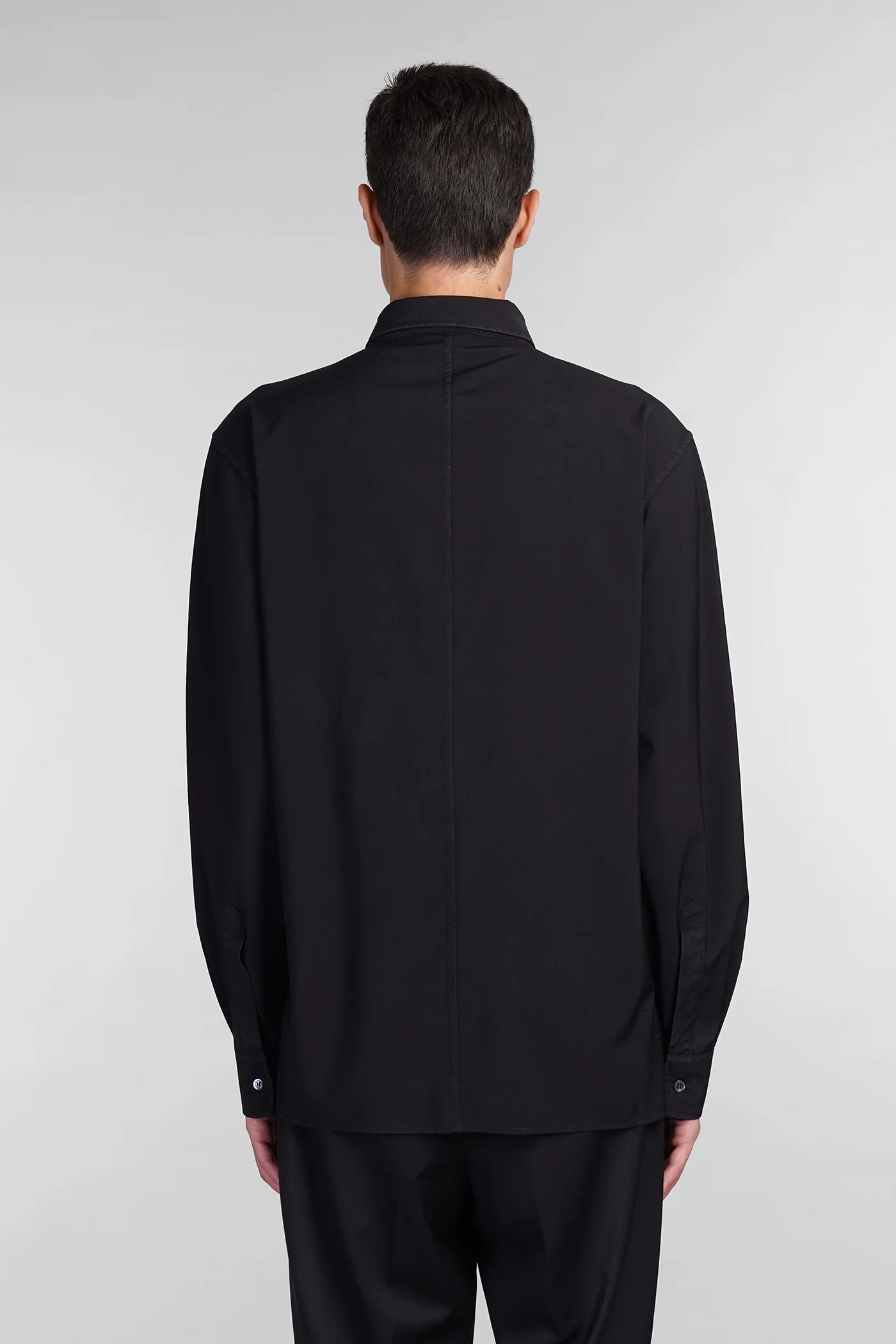 Den Shirt in blue wool - Image 3