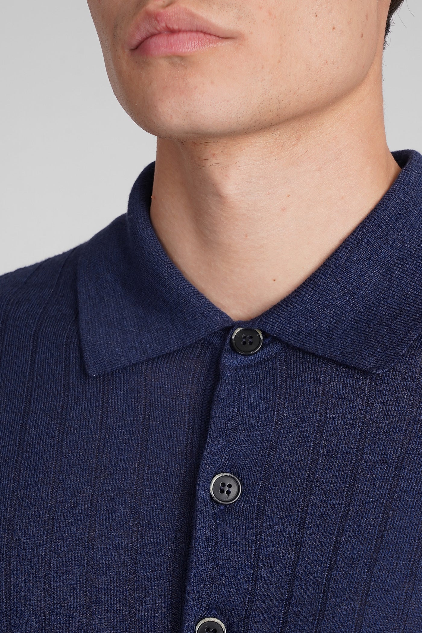 Marco Polo in blue linen - Image 5