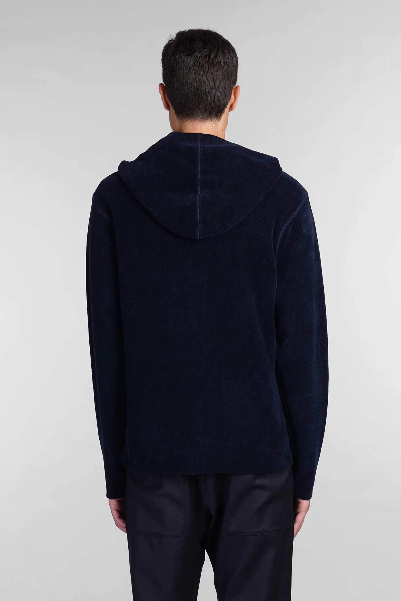 Relo Sweatshirt in blue cotton - Image 3