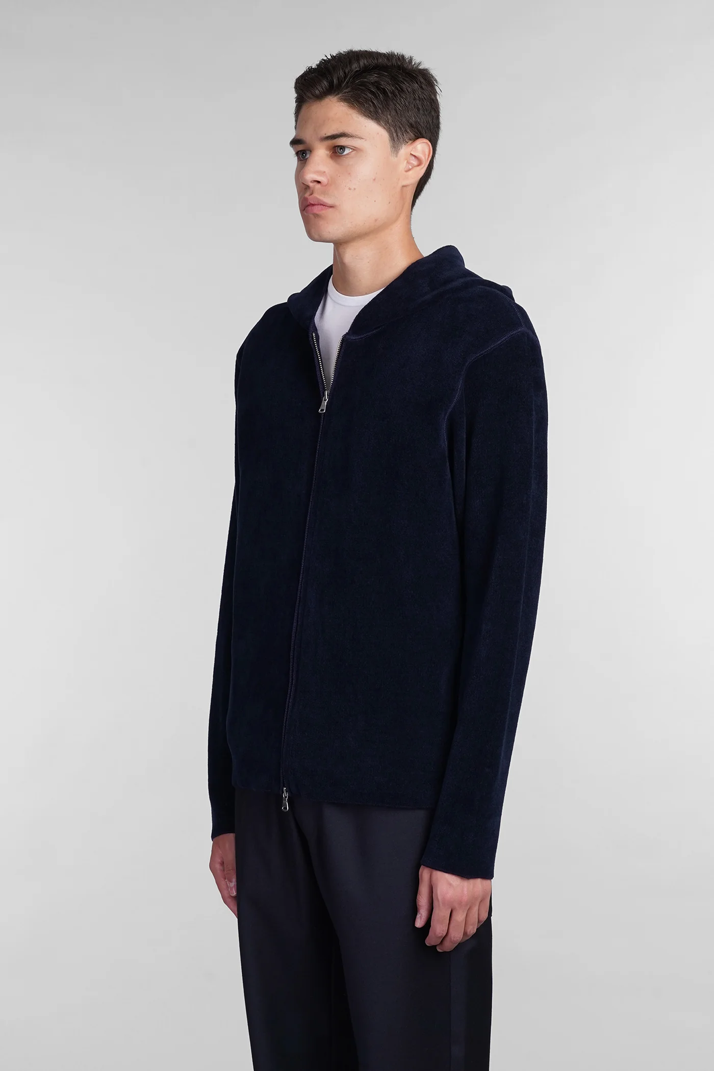 Relo Sweatshirt in blue cotton - Image 4