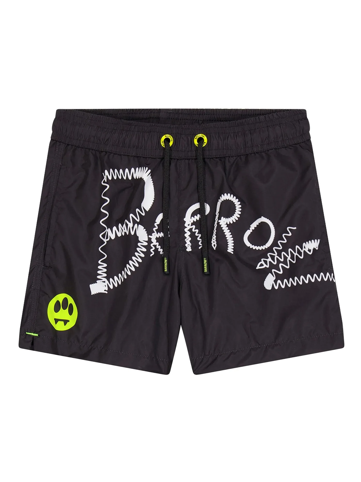 Beachwear in black polyester