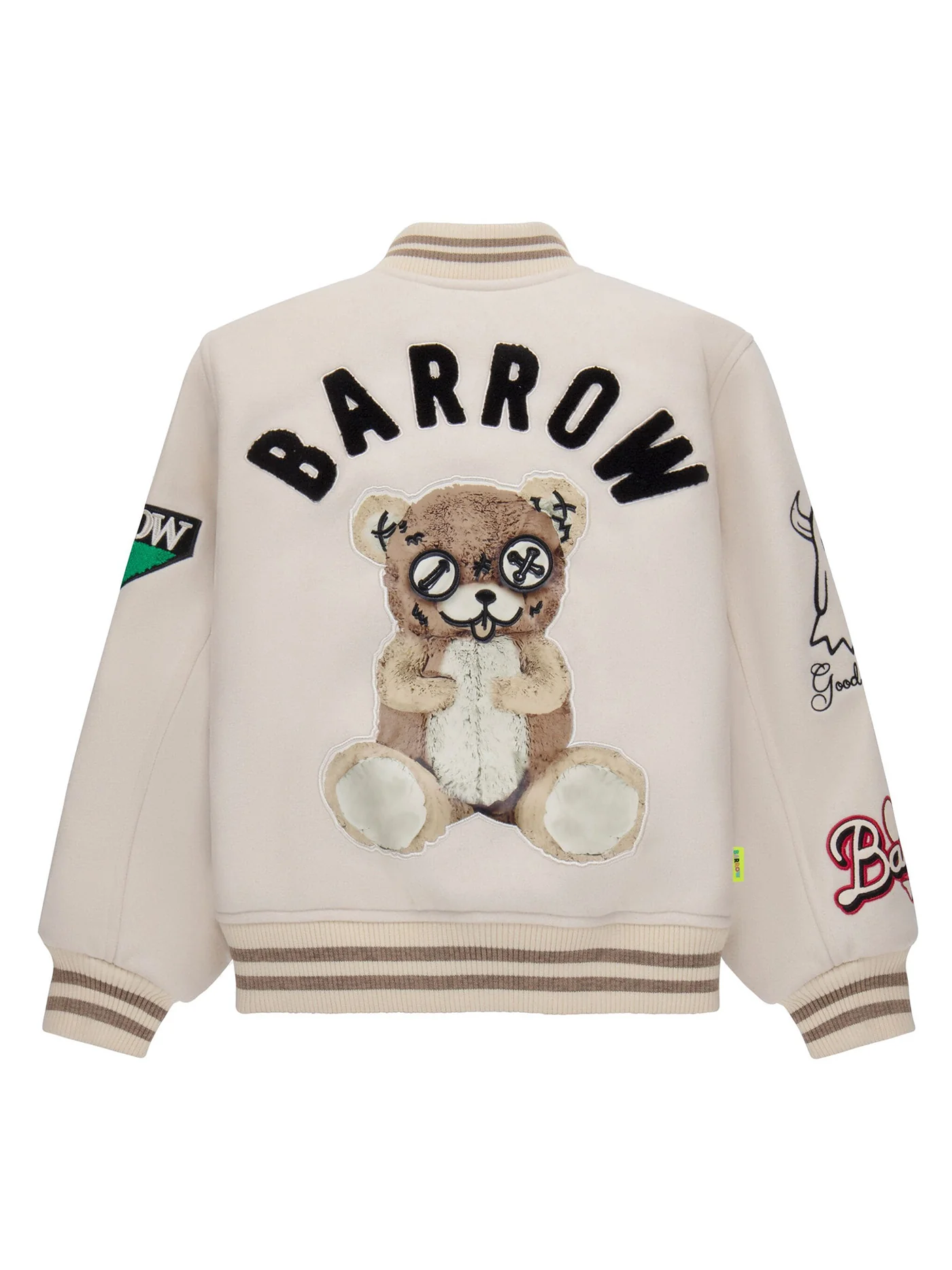 Bomber Jacket in beige polyester - Image 2