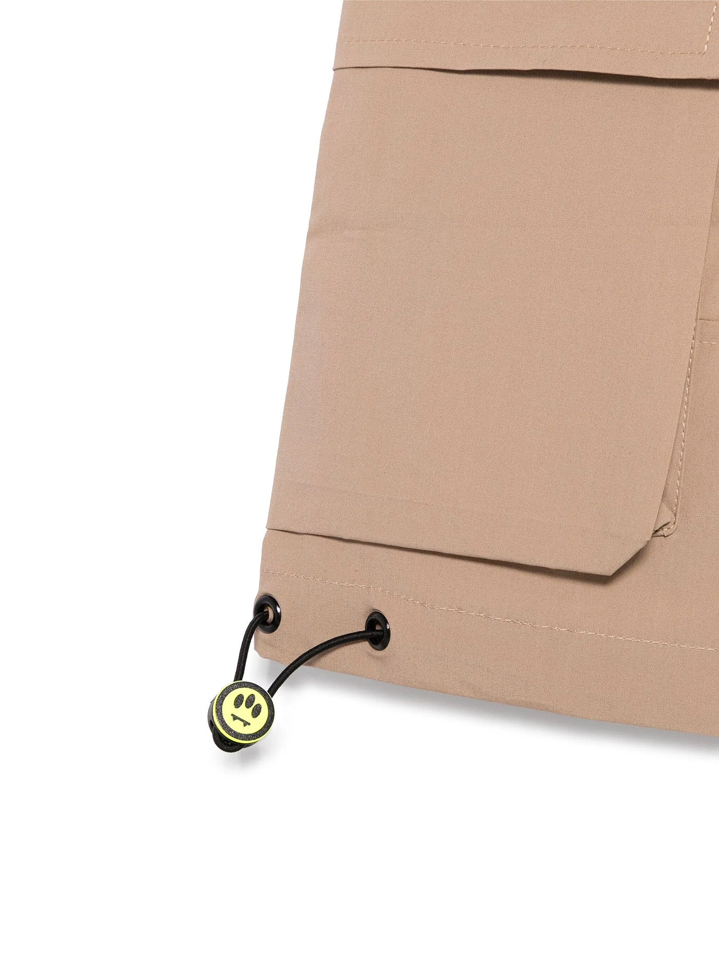 Shorts in beige cotton - Image 3