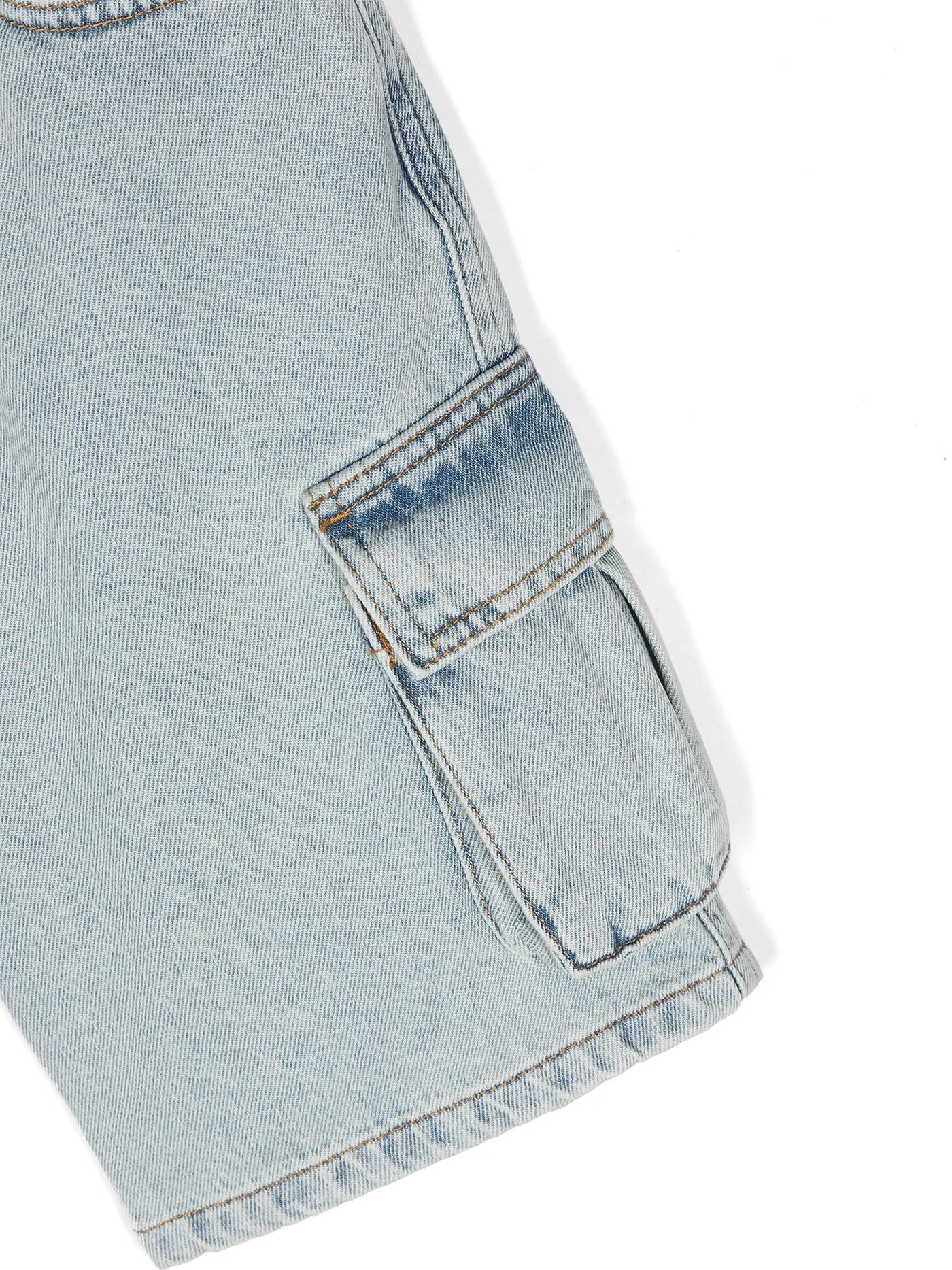 Shorts in blue cotton - Image 3