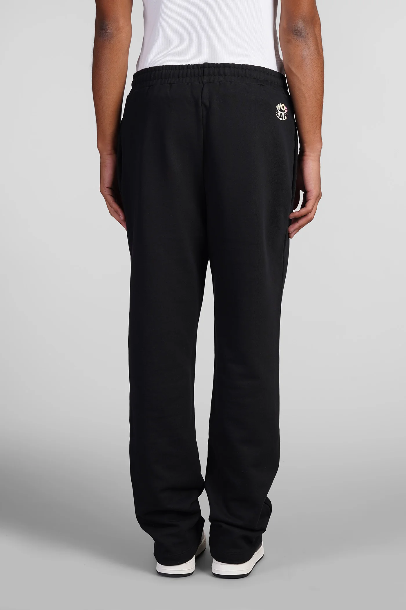Pants in black cotton - Image 3