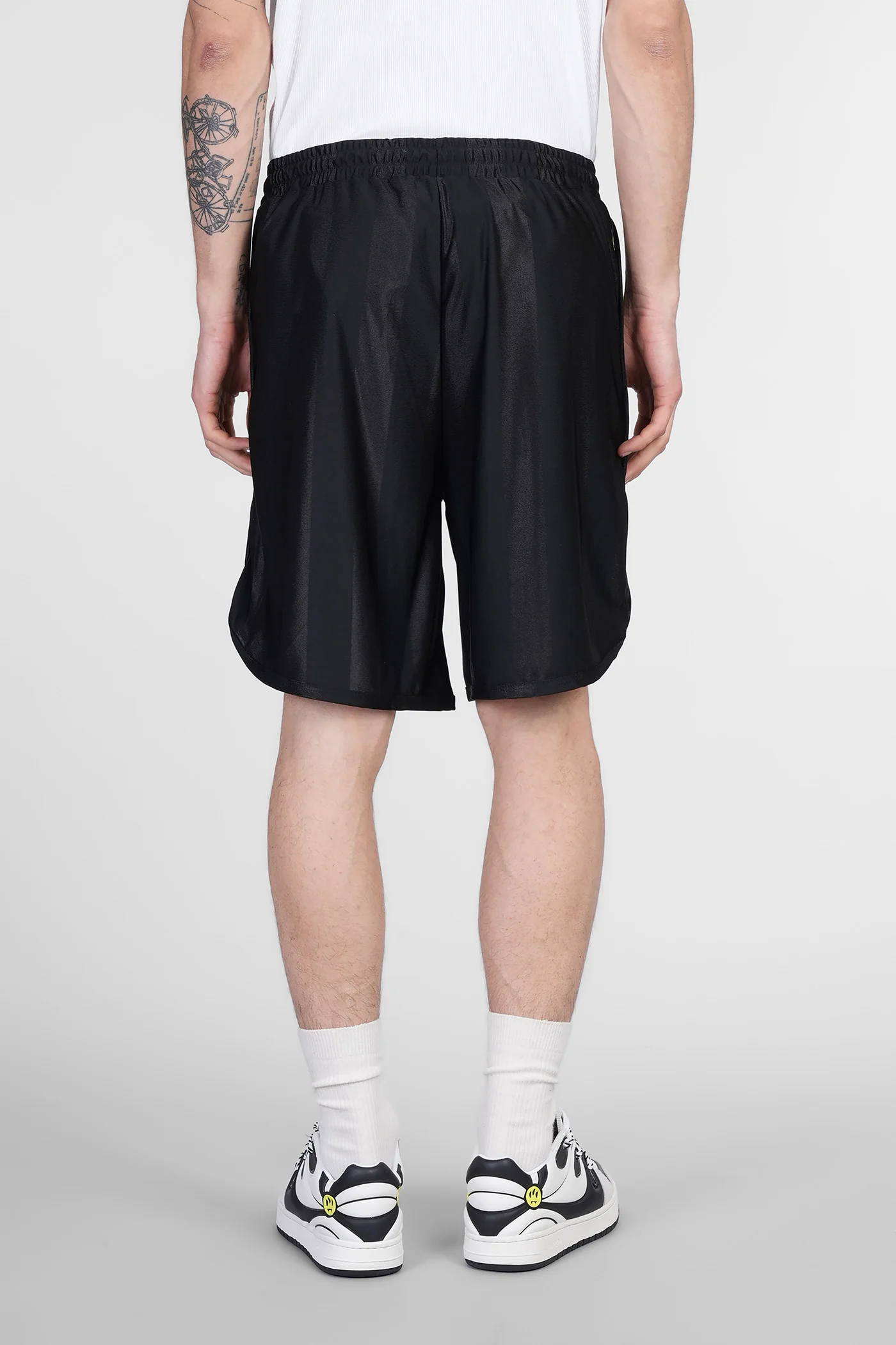 Shorts in black polyester - Image 3