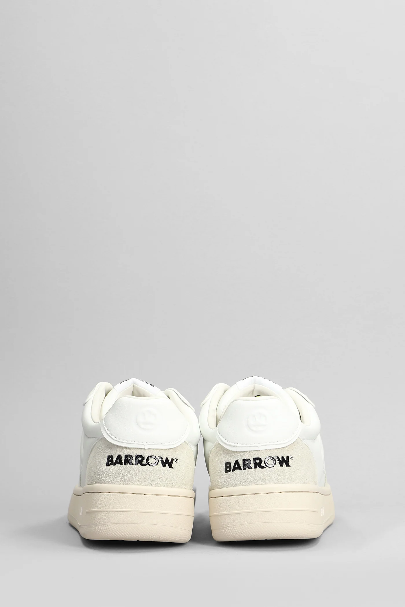 Sneakers in white suede and leather - Image 14