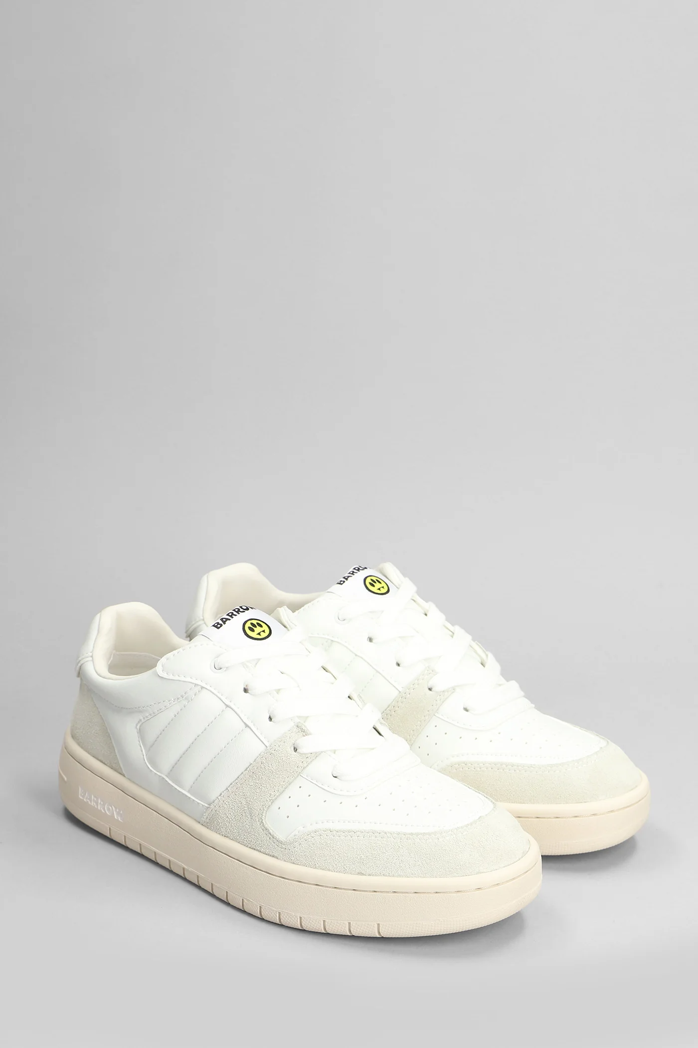 Sneakers in white suede and leather - Image 7