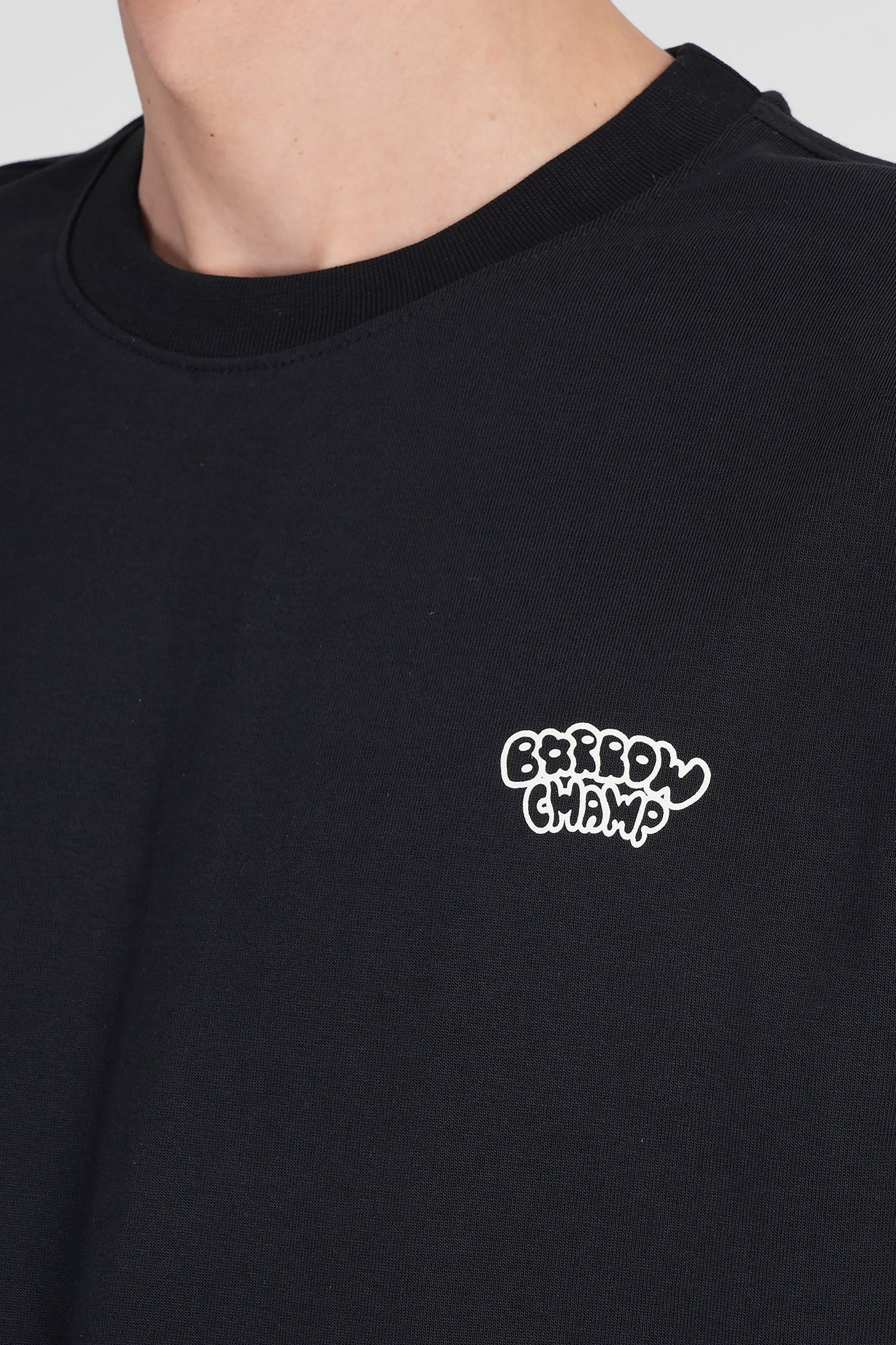 T-Shirt in black cotton - Image 5