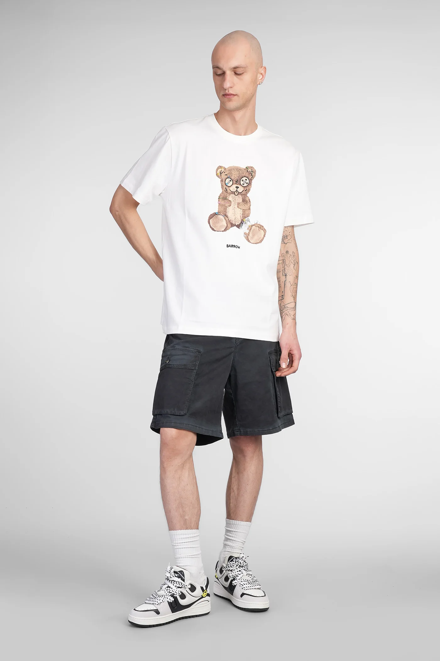 T-Shirt in white cotton - Image 2