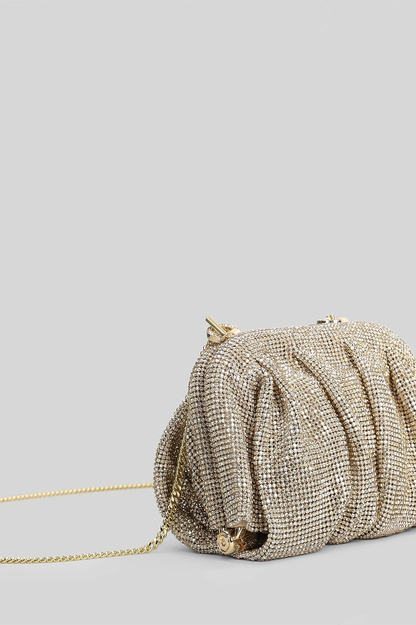 Venus la petite Clutch in gold metal alloy - Image 4