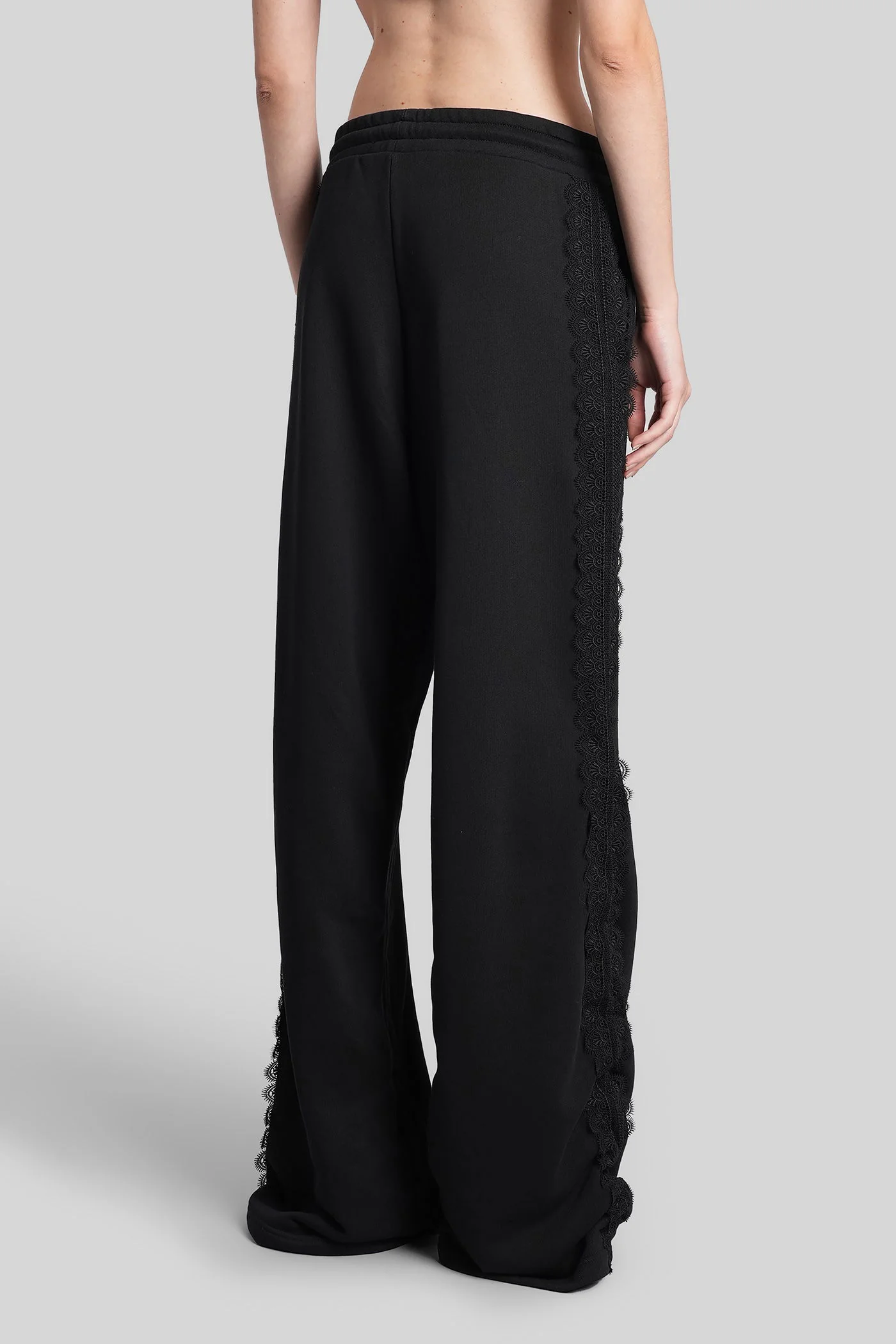 Pants in black cotton - Image 3
