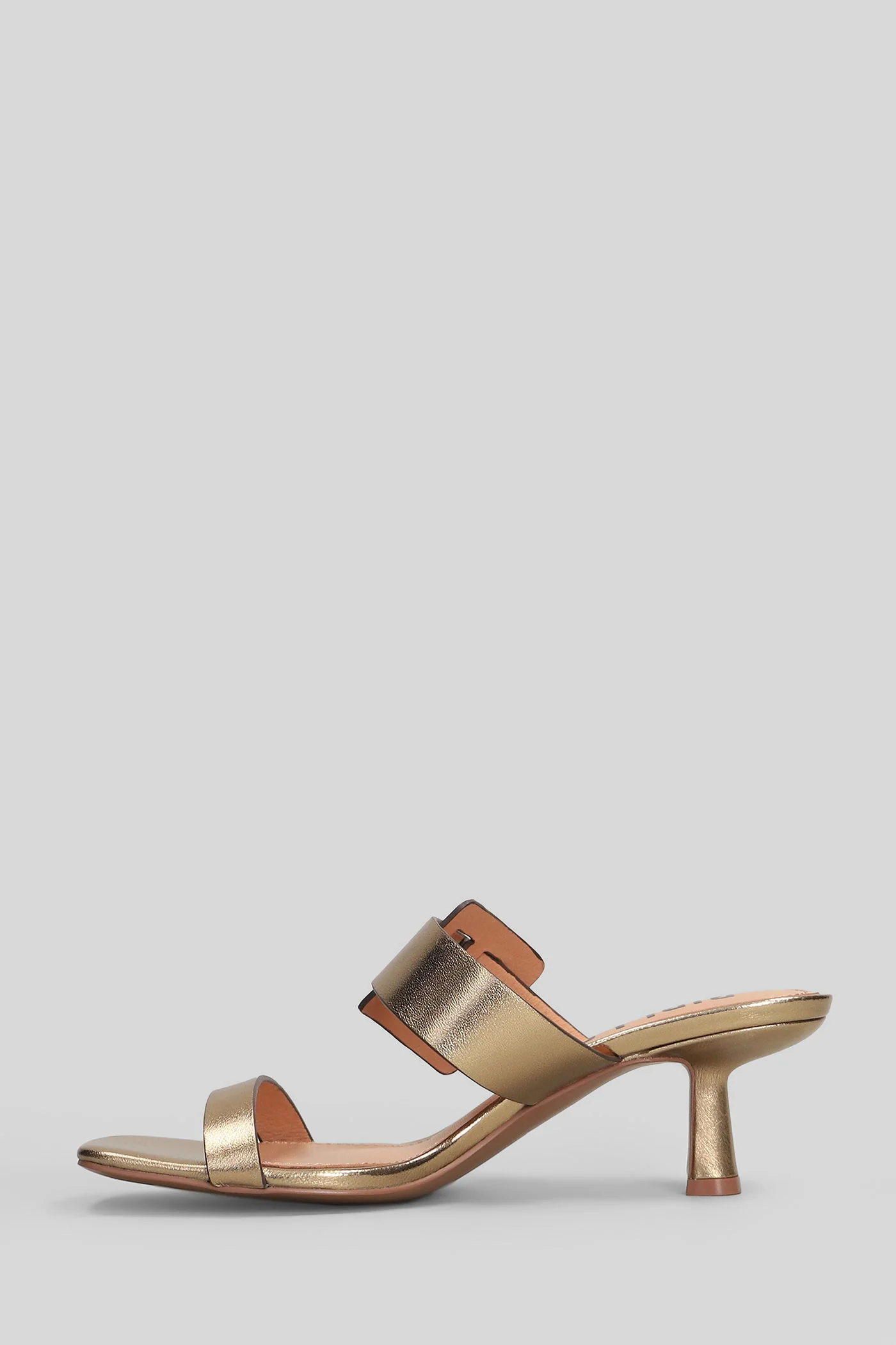 Altair 55 Slipper-Mule in bronze leather - Image 3