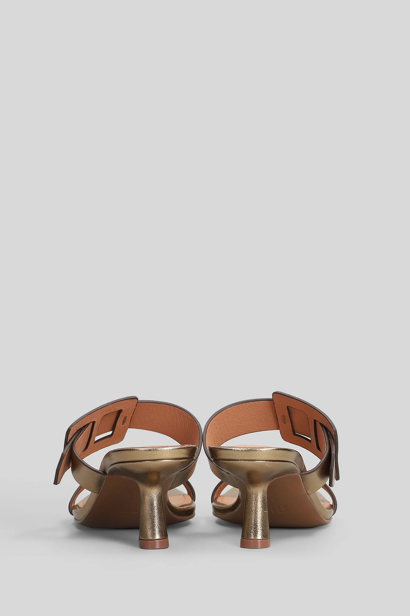 Altair 55 Slipper-Mule in bronze leather - Image 4