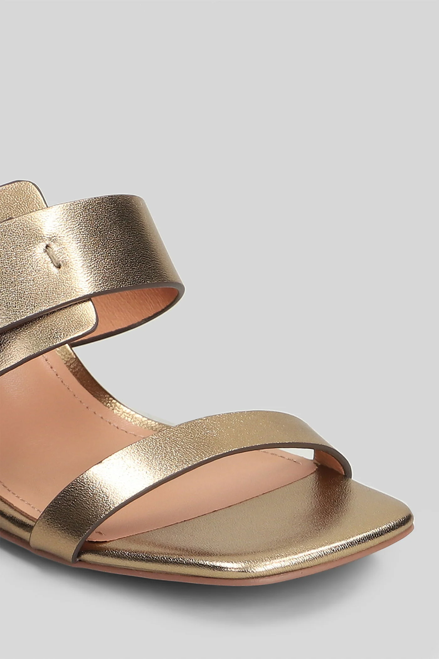 Altair 55 Slipper-Mule in bronze leather - Image 5