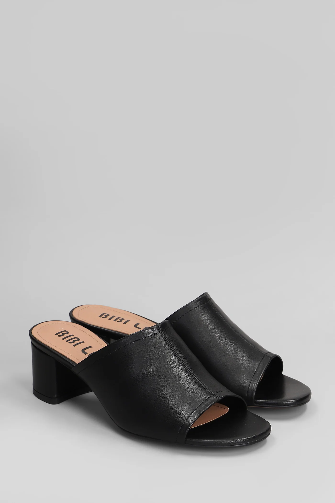 Amira 50 Slipper-Mule in black leather - Image 2