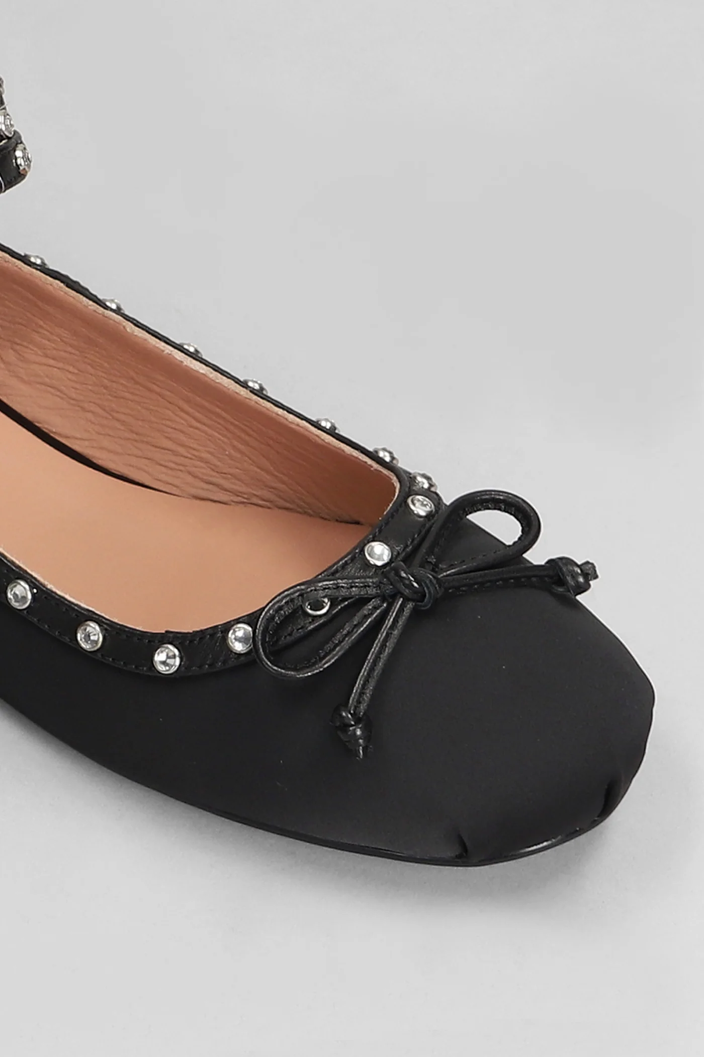 Ballet flats in black fabric - Image 5
