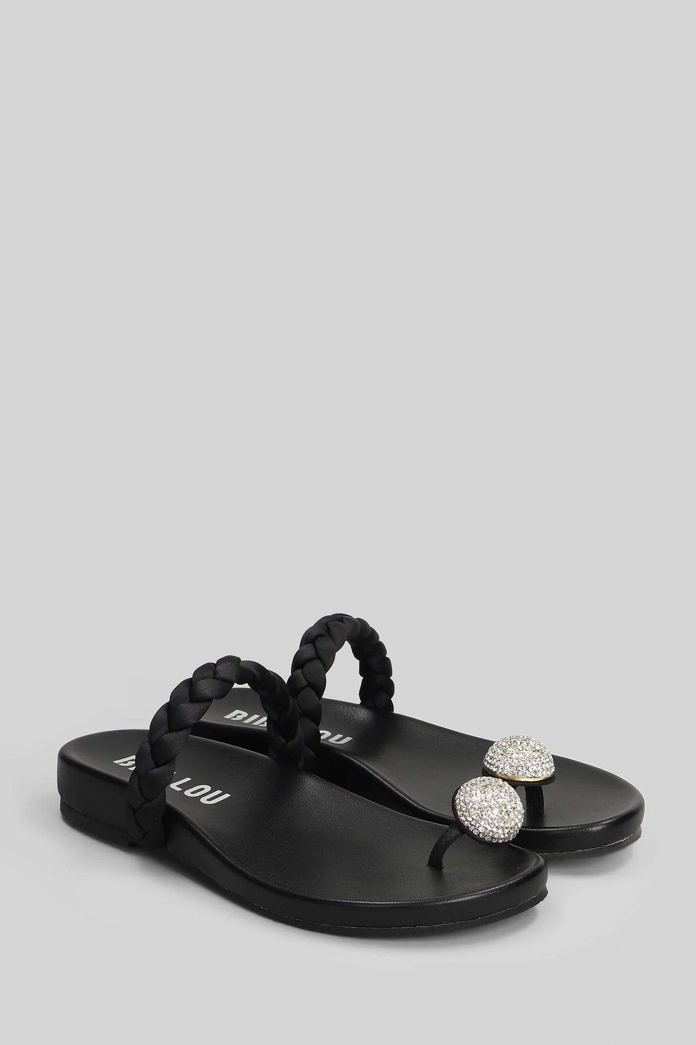 Balne Flats in black leather - Image 2