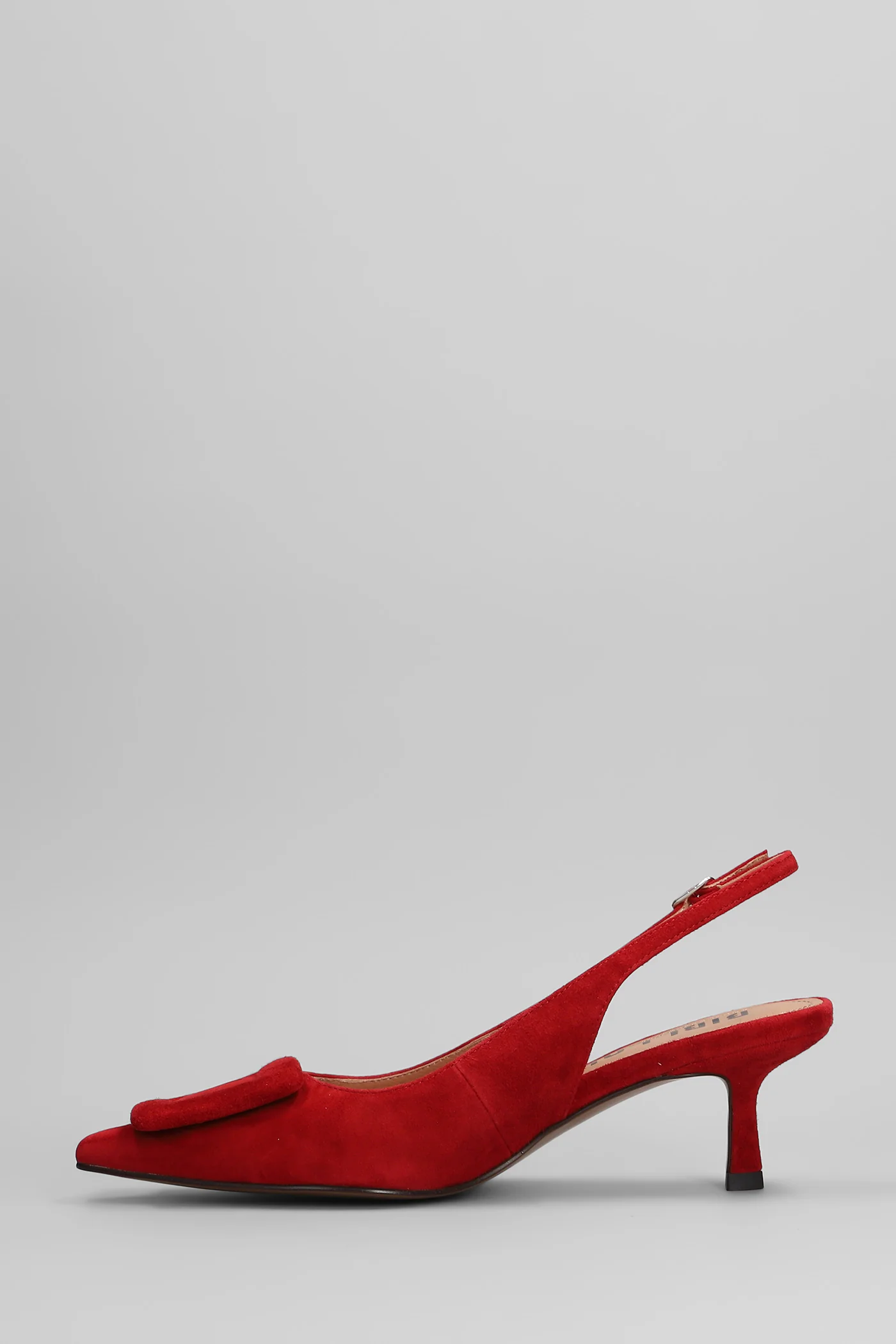Bonnie 55 Pumps in red suede - Image 3