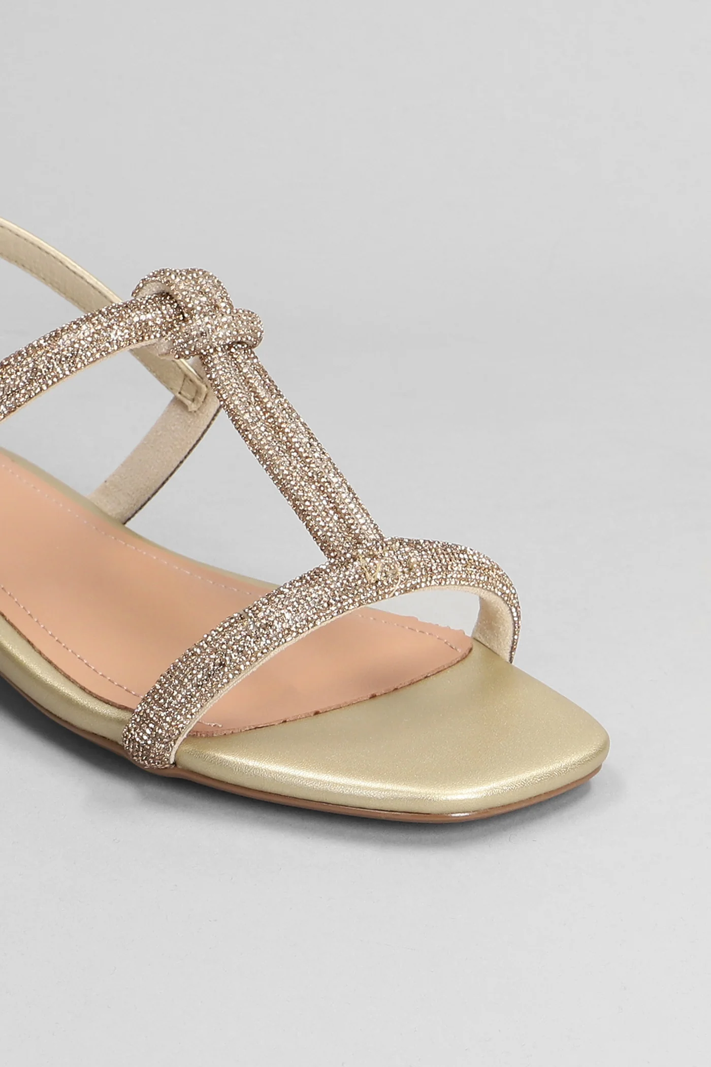 Caloy Flats in gold leather - Image 5