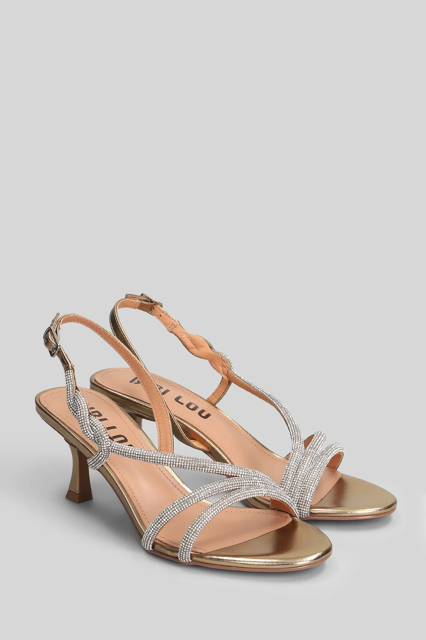 Circe 65 Sandals in bronze leather - Image 2