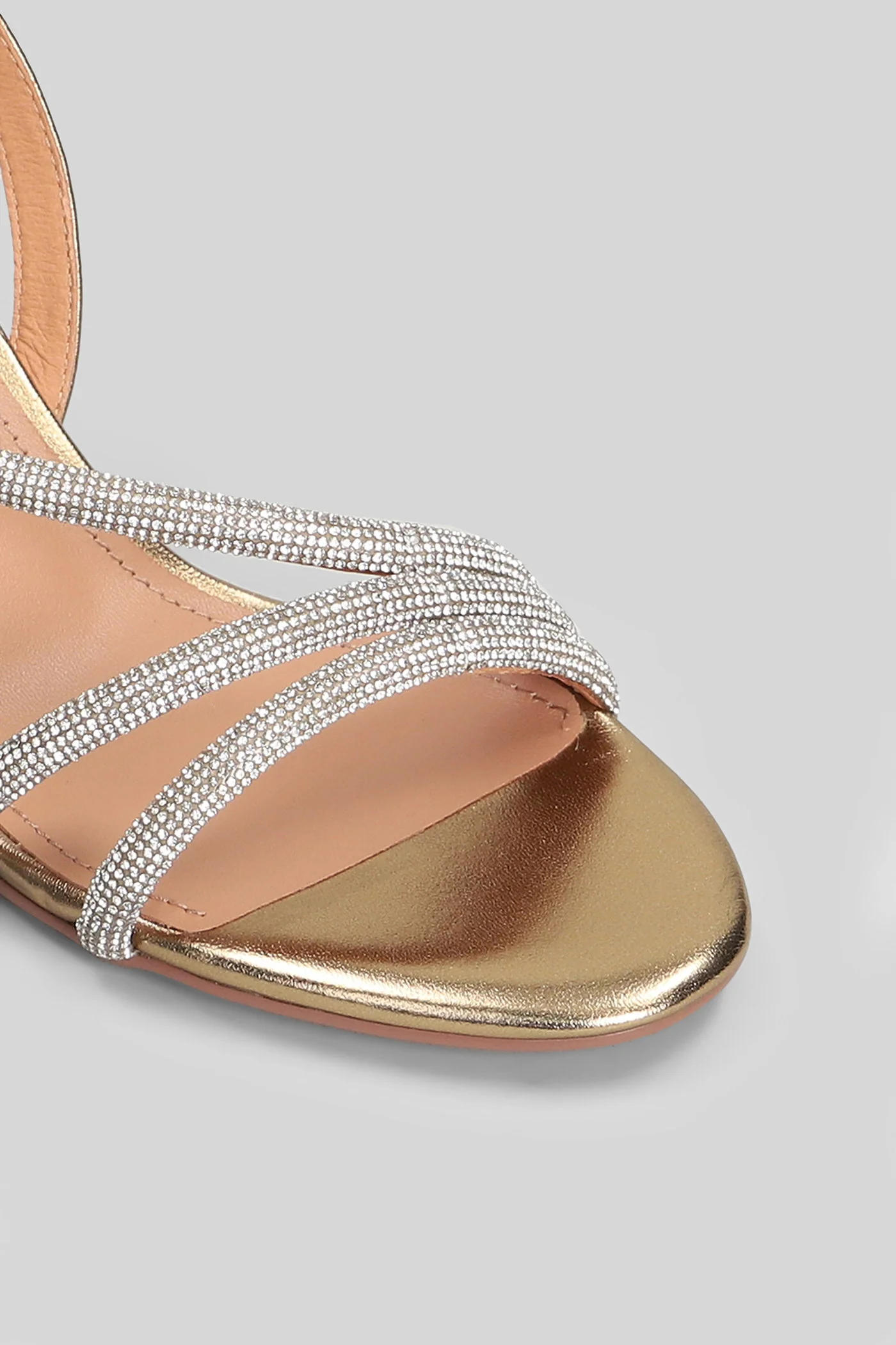 Circe 65 Sandals in bronze leather - Image 5