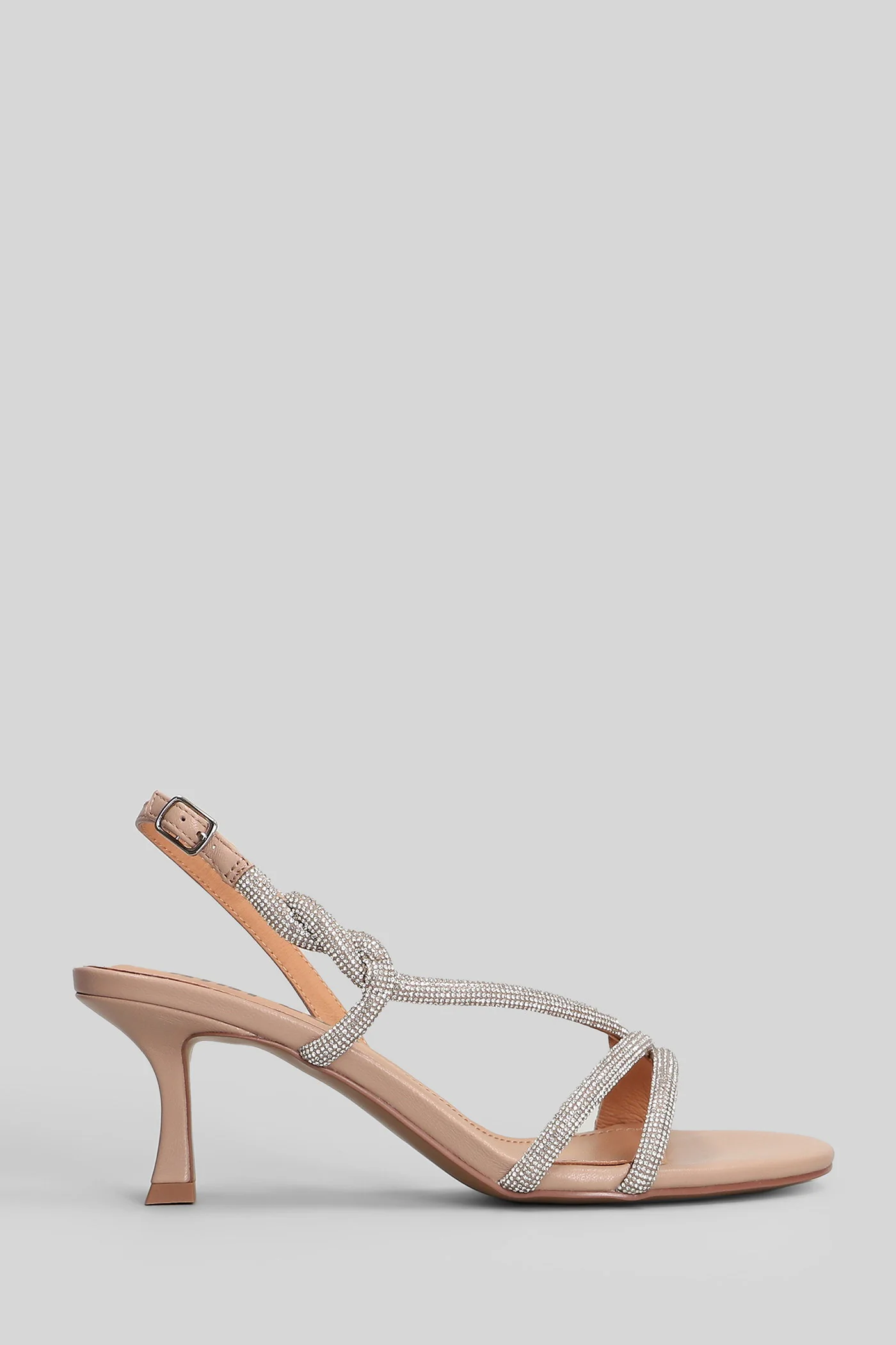 Circe 65 Sandals in powder leather
