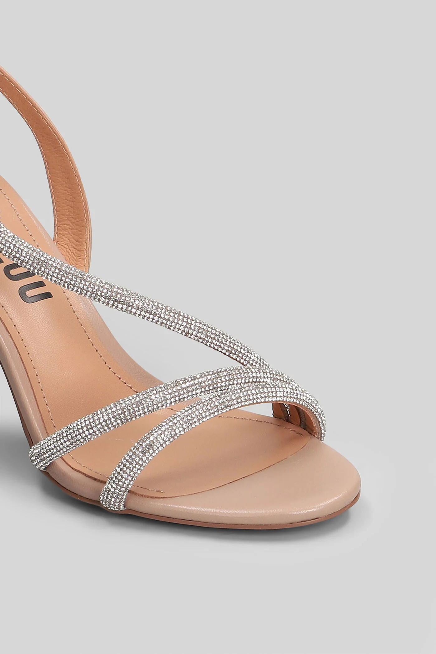 Circe 90 Sandals in powder leather - Image 5