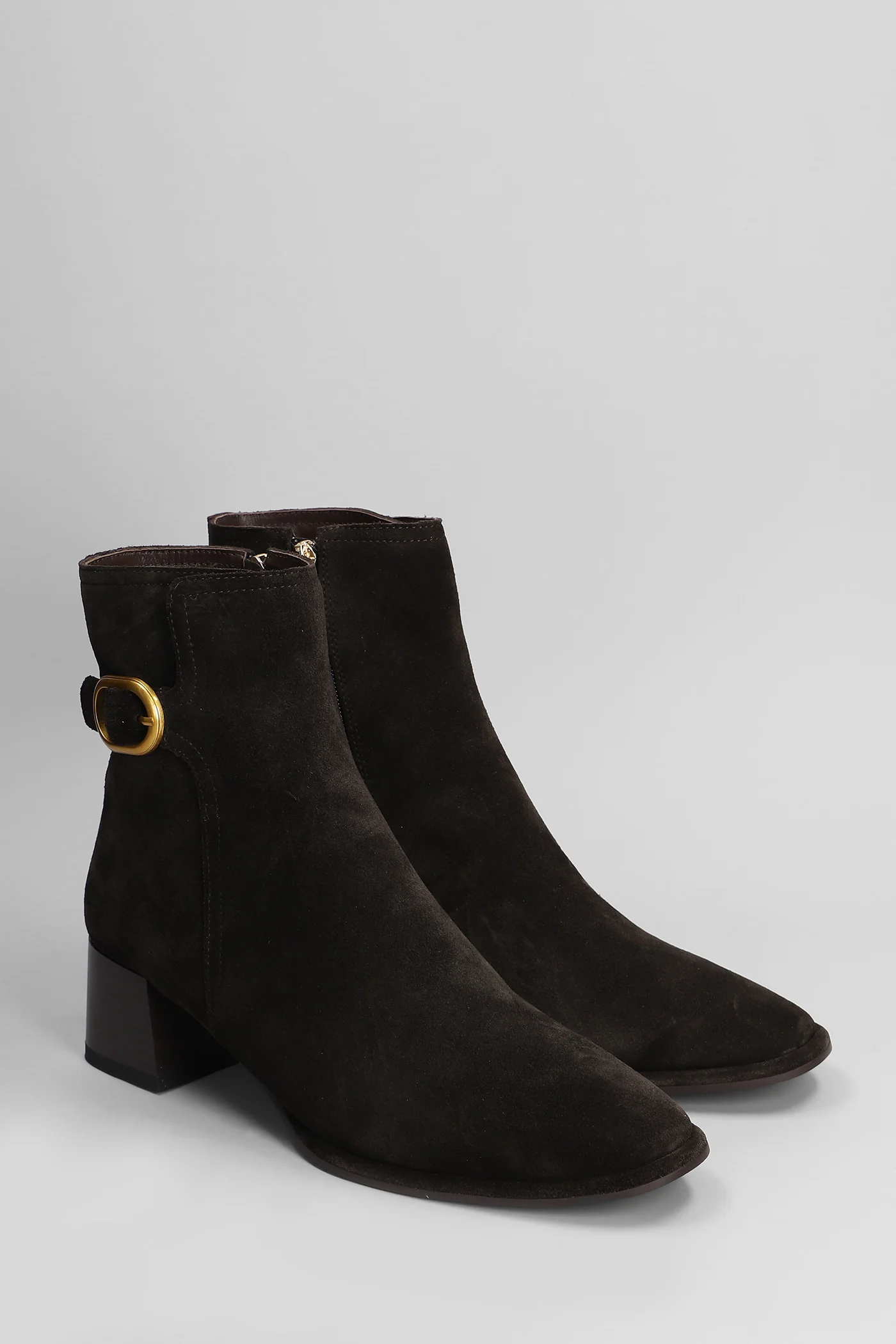 Dalma High heels Ankle boots in brown suede - Image 2