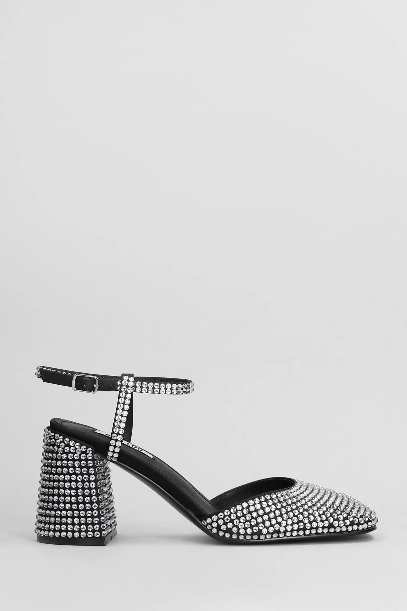 Emily Pump 80 Sandals in black leather