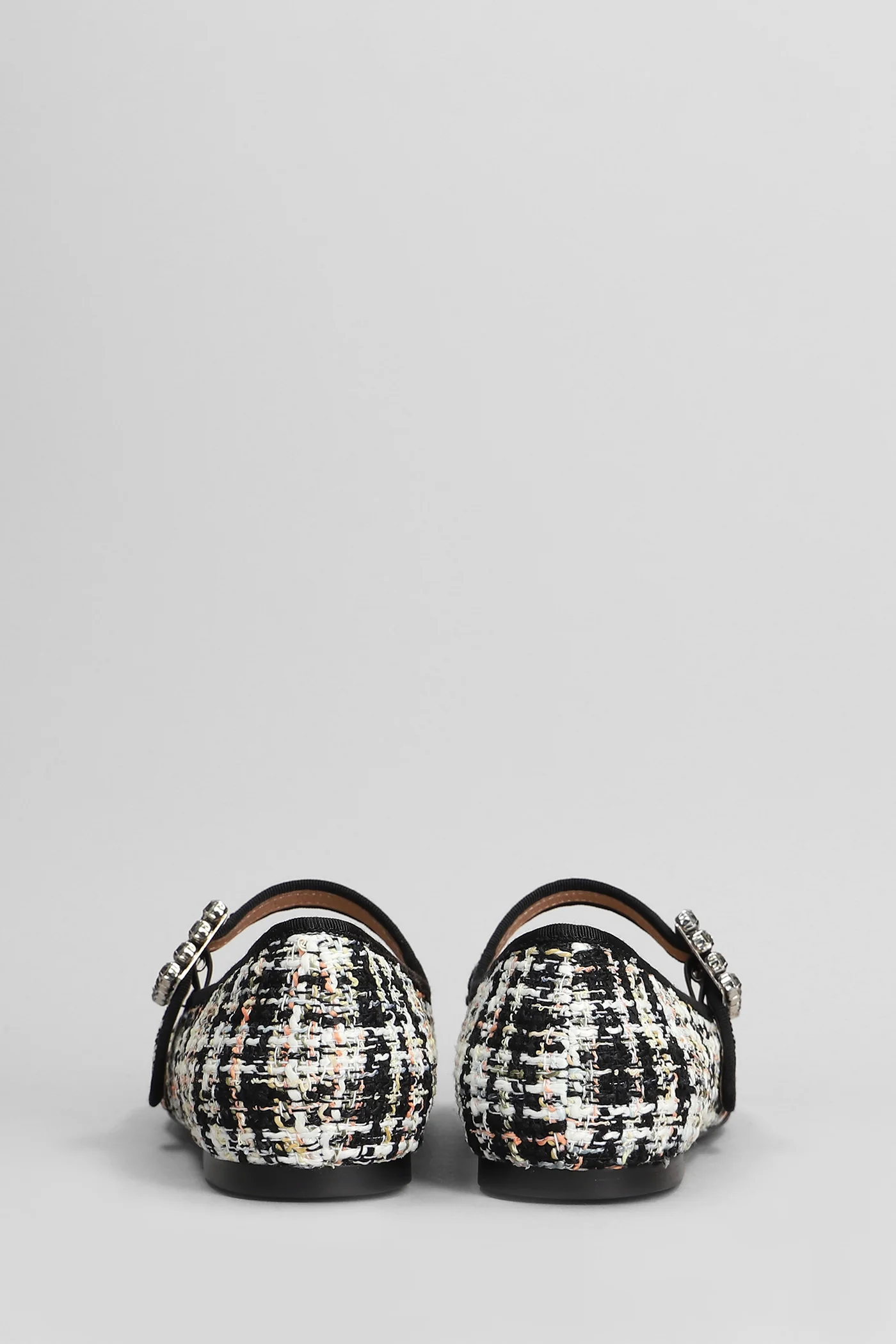 Essen Flat Ballet flats in black wool - Image 4