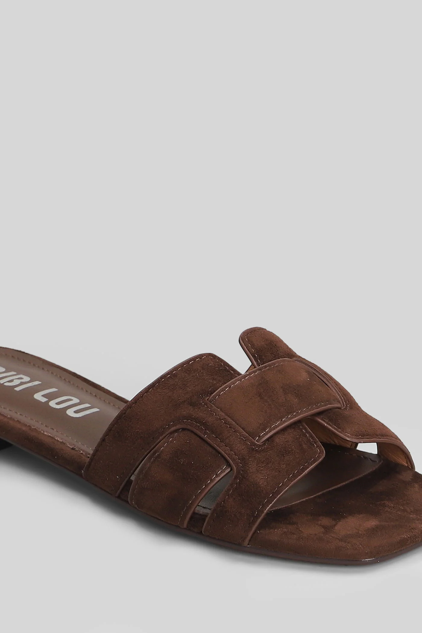 Holly Flat Flats in brown suede - Image 5