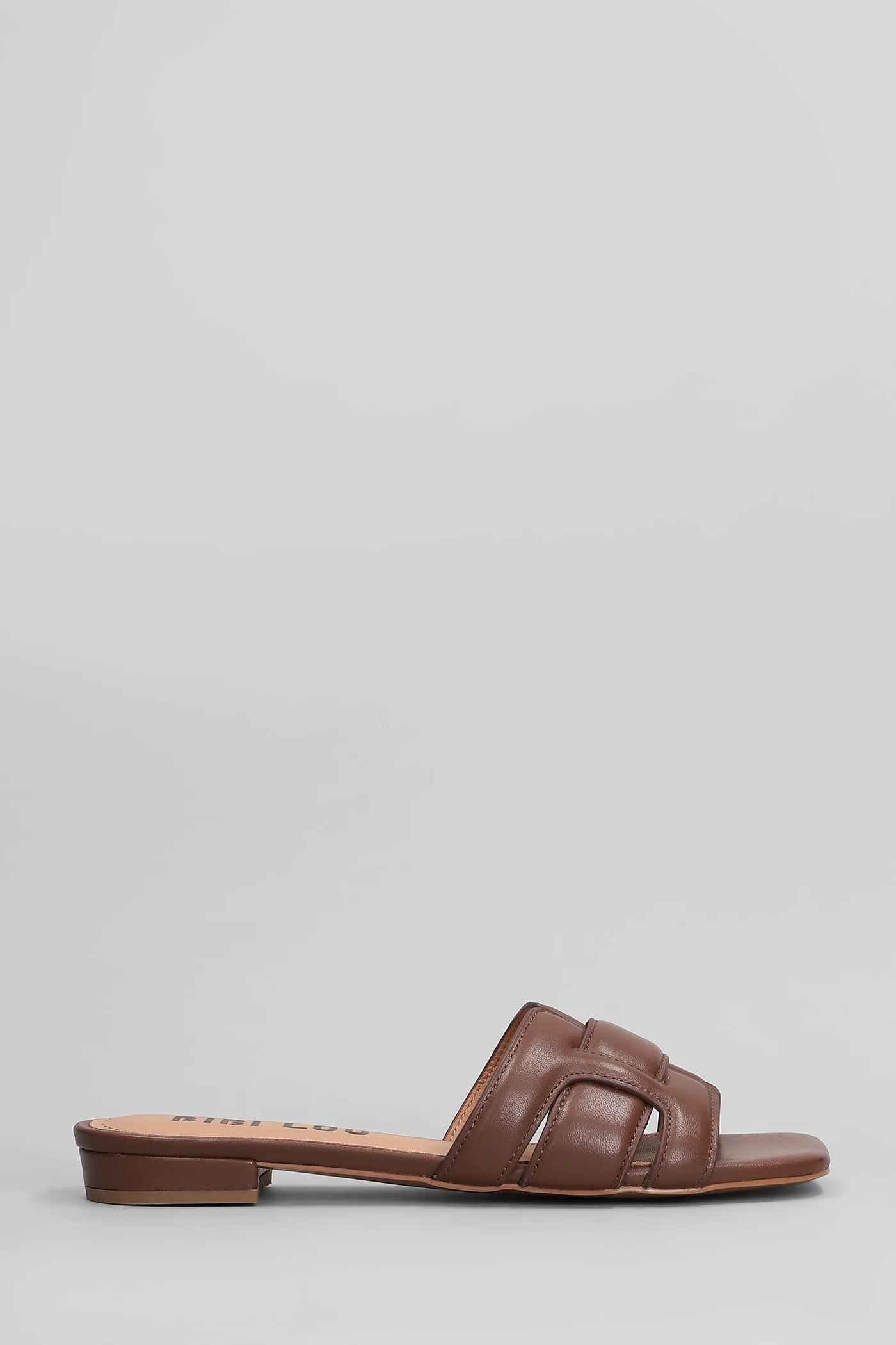 Holly Flats in brown leather