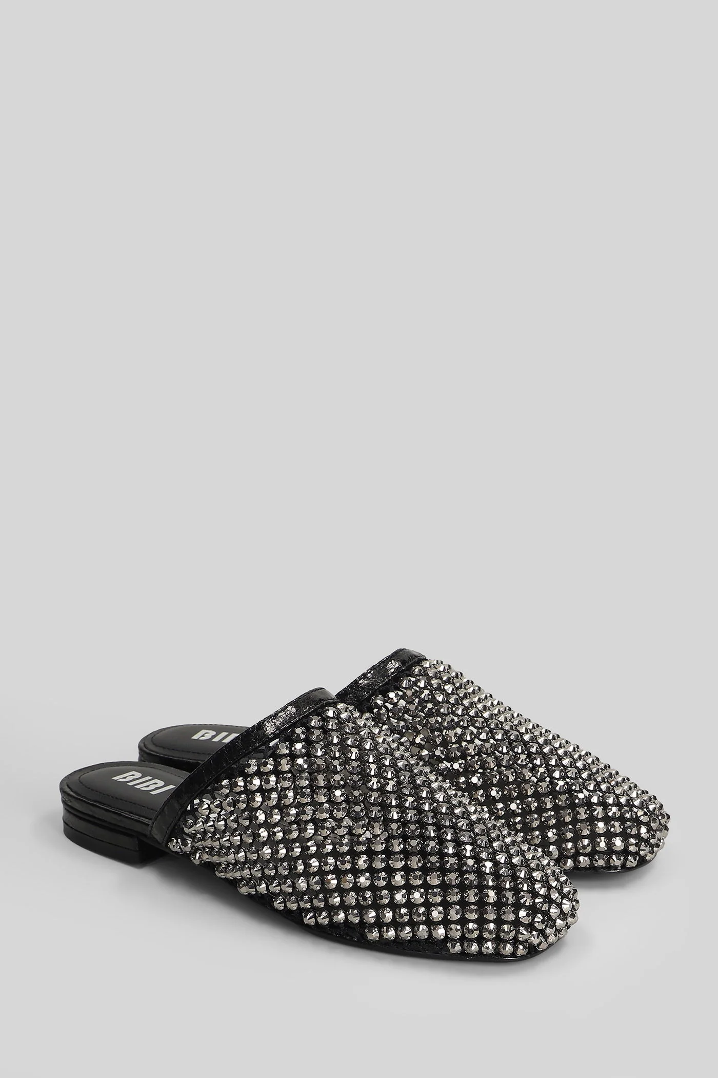 Jay Slipper-Mule in black leather - Image 2