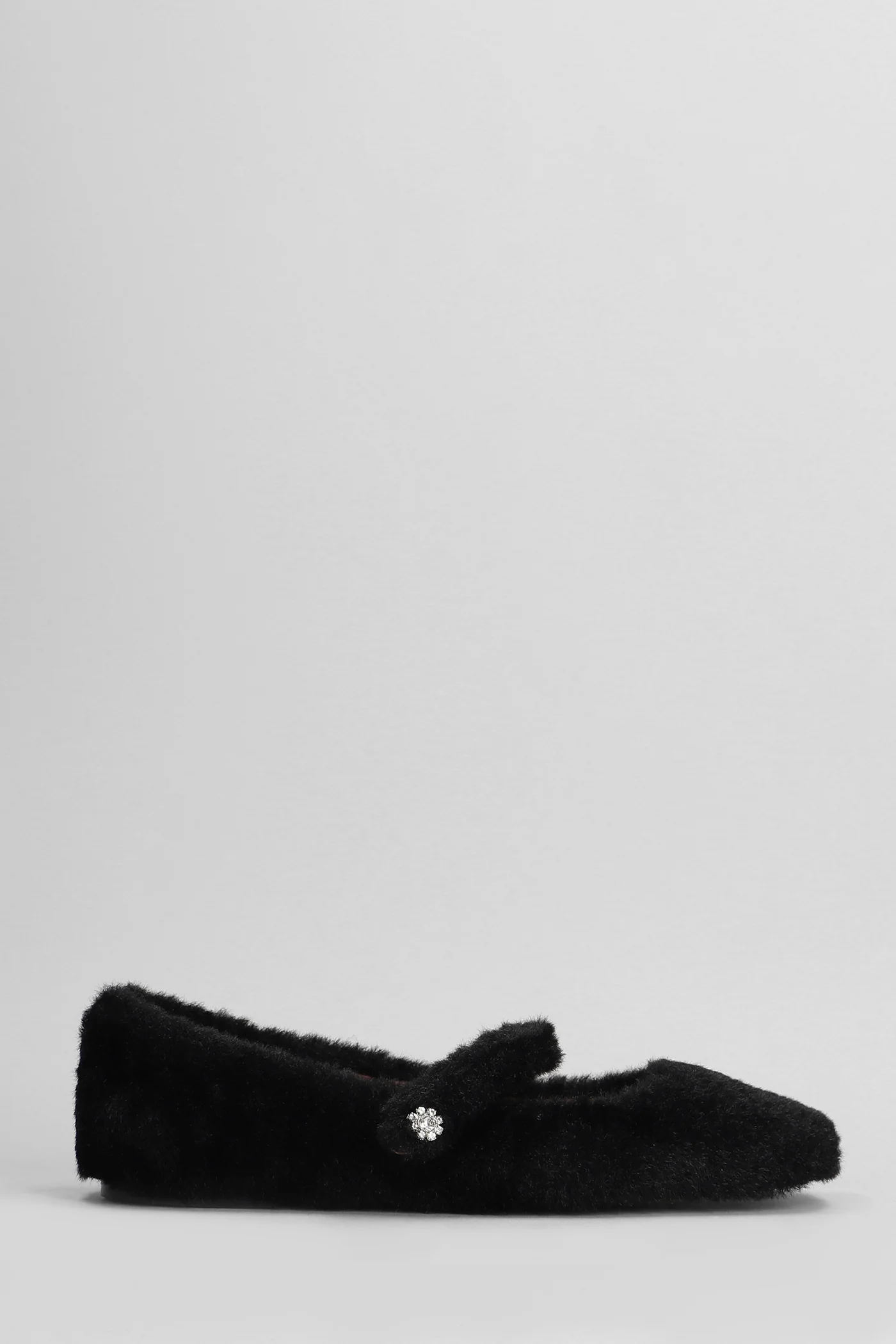 Julieta Flat Ballet flats in black Fur
