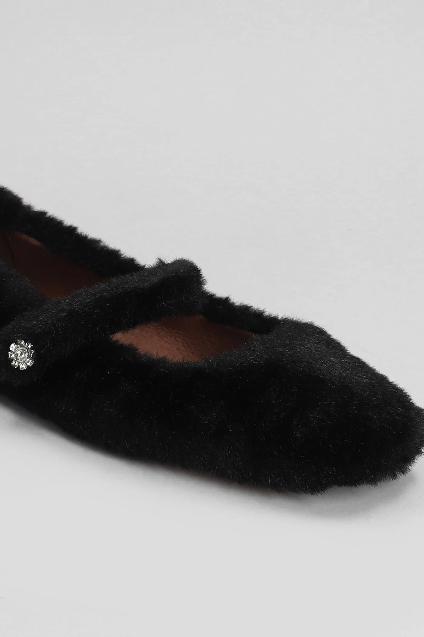 Julieta Flat Ballet flats in black Fur - Image 5