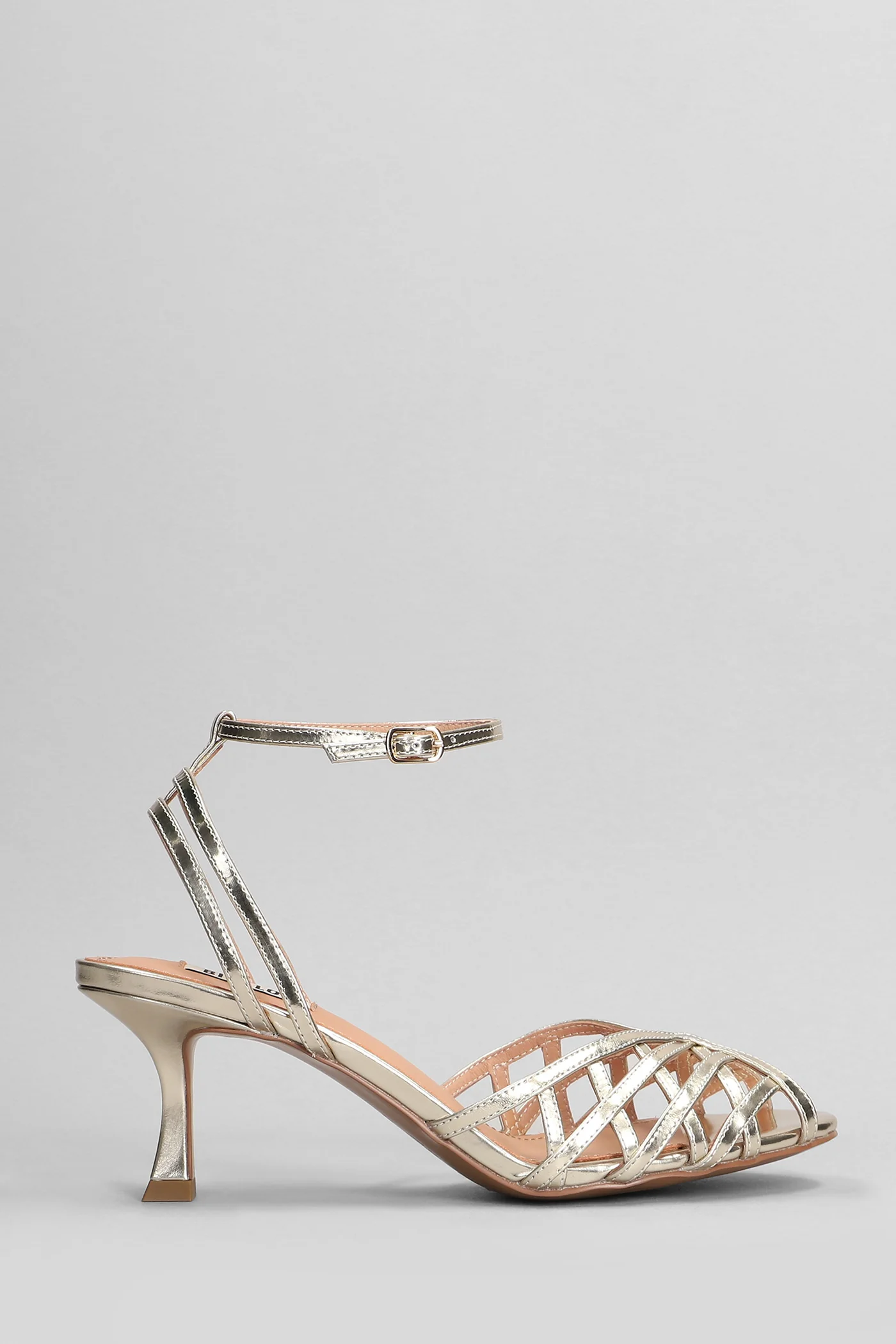 Juliette 65 Sandals in platinum leather