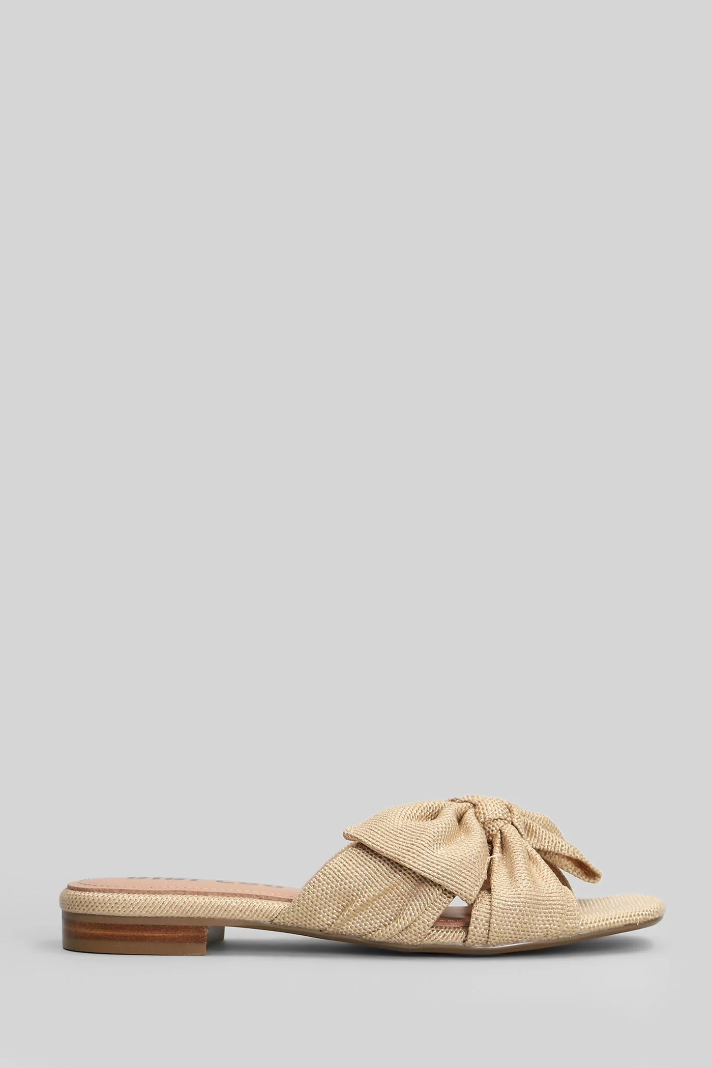 Karsie Flats in beige fabric