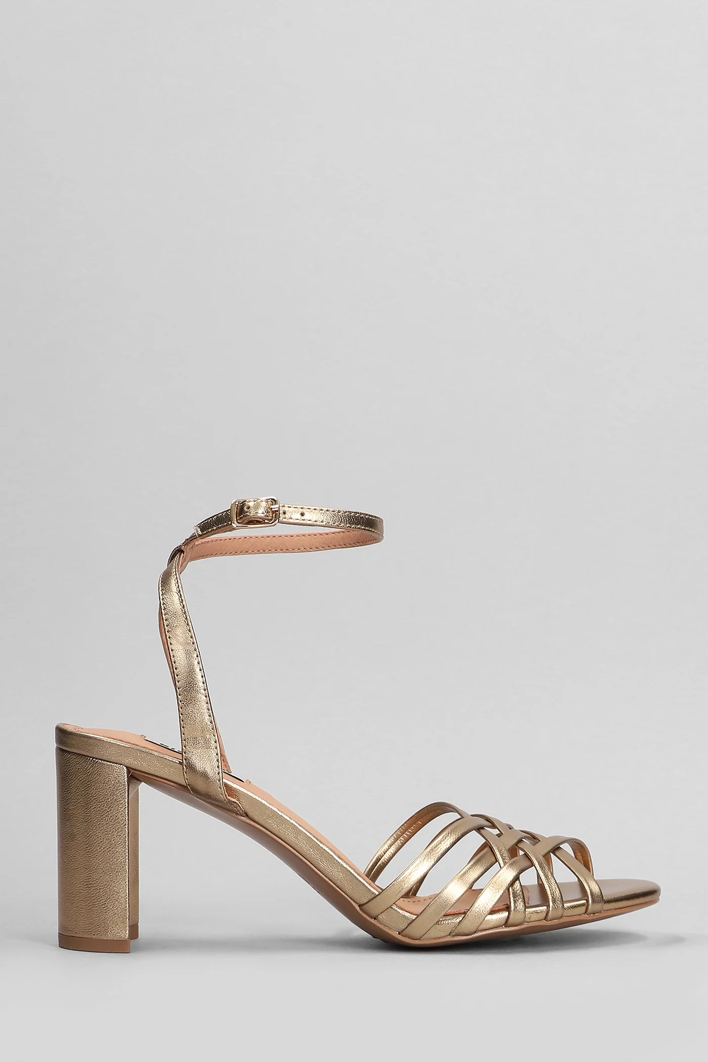 Kassia 75 Sandals in copper leather