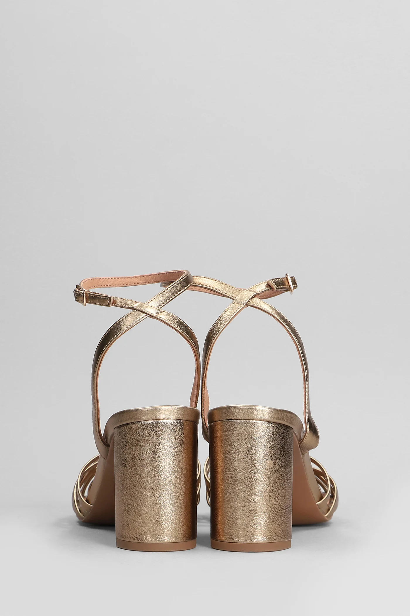 Kassia 75 Sandals in copper leather - Image 4